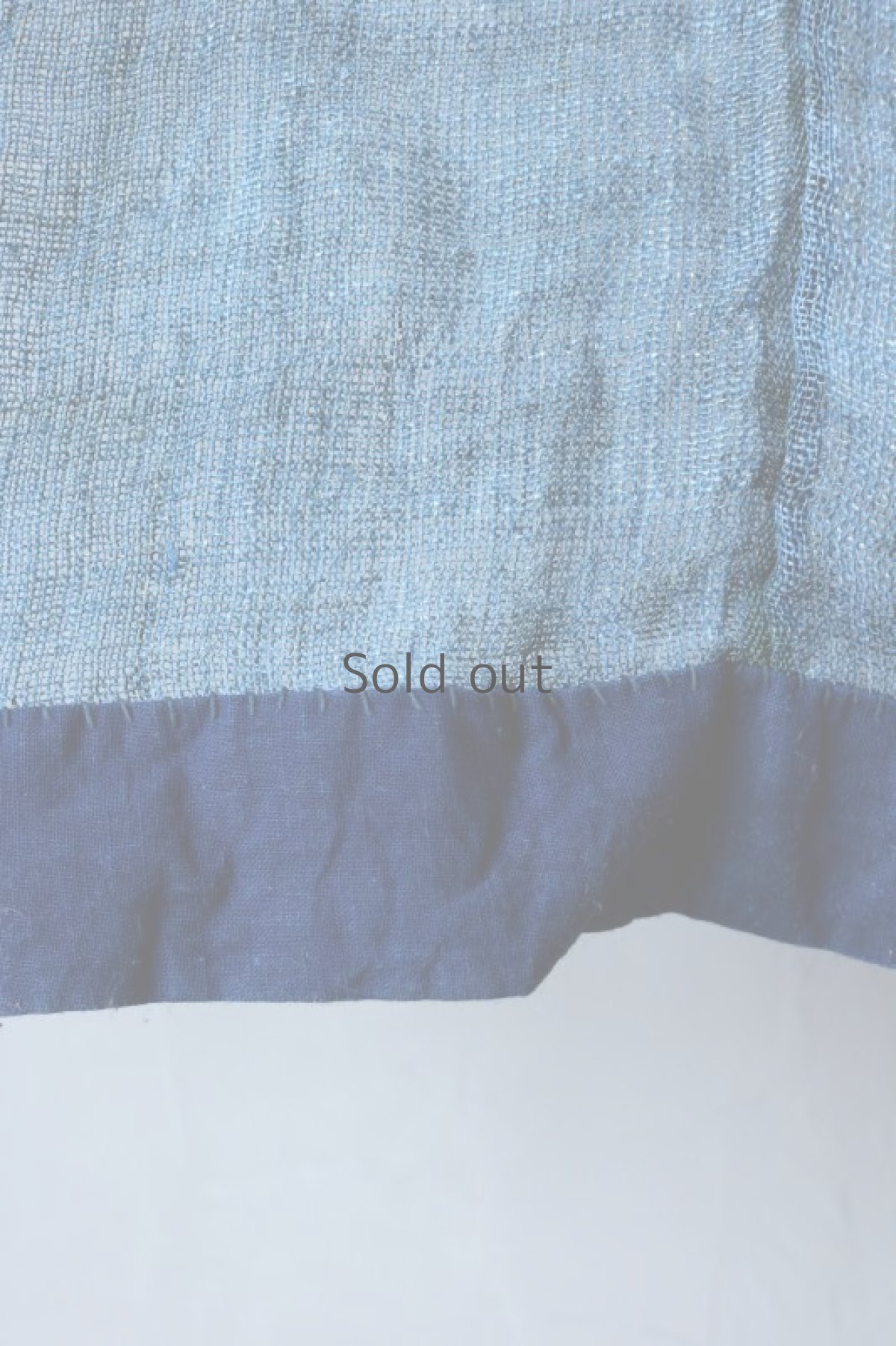 画像11: 【MITSUGU SASAKI】日本古布　パッチワーク壁掛け（藍・蚊帳） (11)