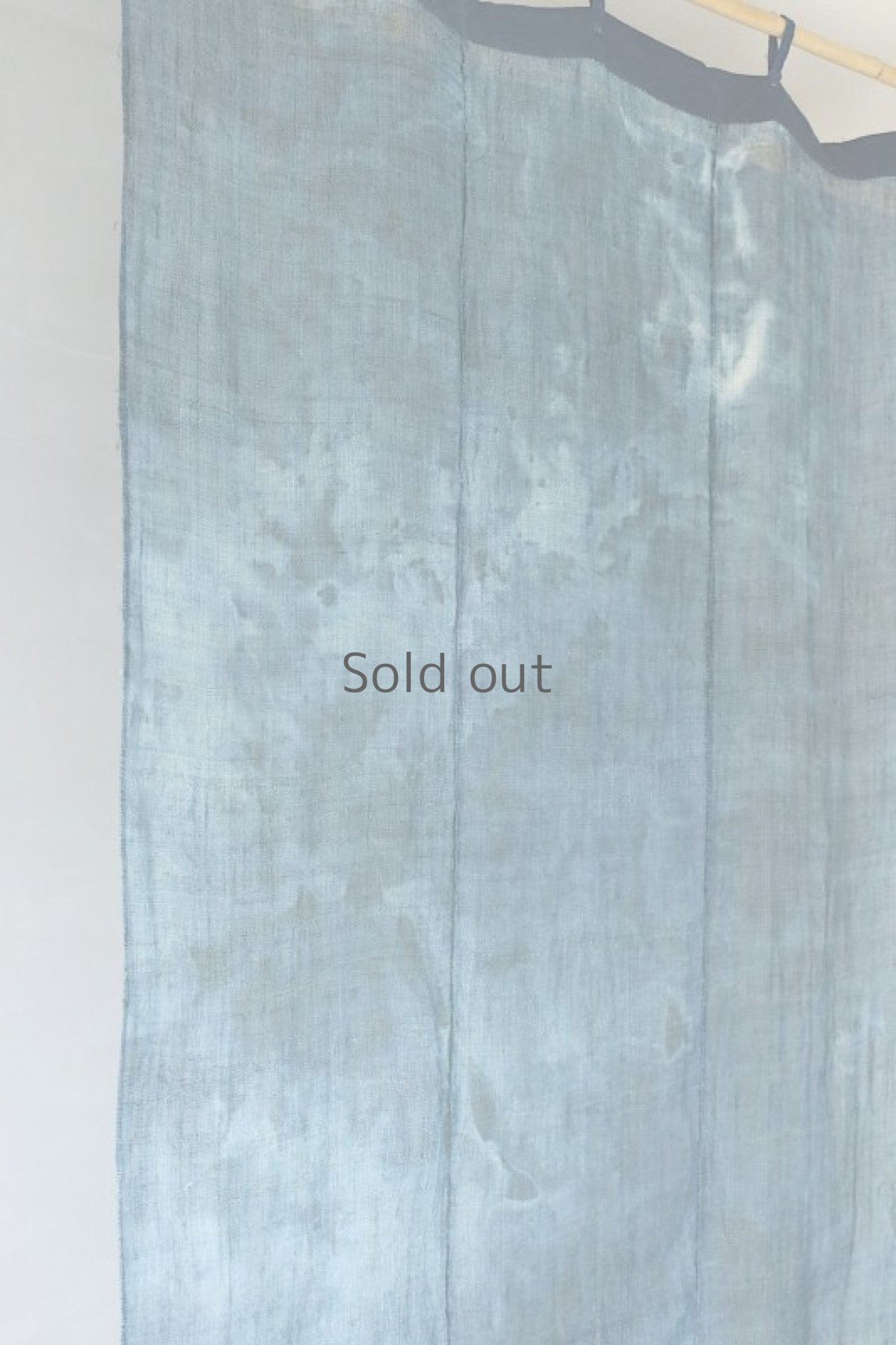 画像7: 【MITSUGU SASAKI】日本古布　パッチワーク壁掛け（藍・蚊帳） (7)