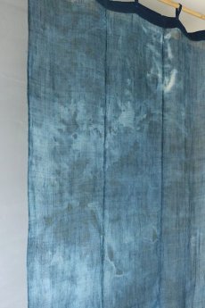 画像7: 【MITSUGU SASAKI】日本古布　パッチワーク壁掛け（藍・蚊帳） (7)