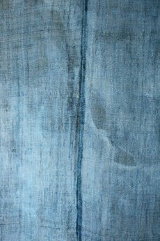 画像3: 【MITSUGU SASAKI】日本古布　パッチワーク壁掛け（藍・蚊帳） (3)