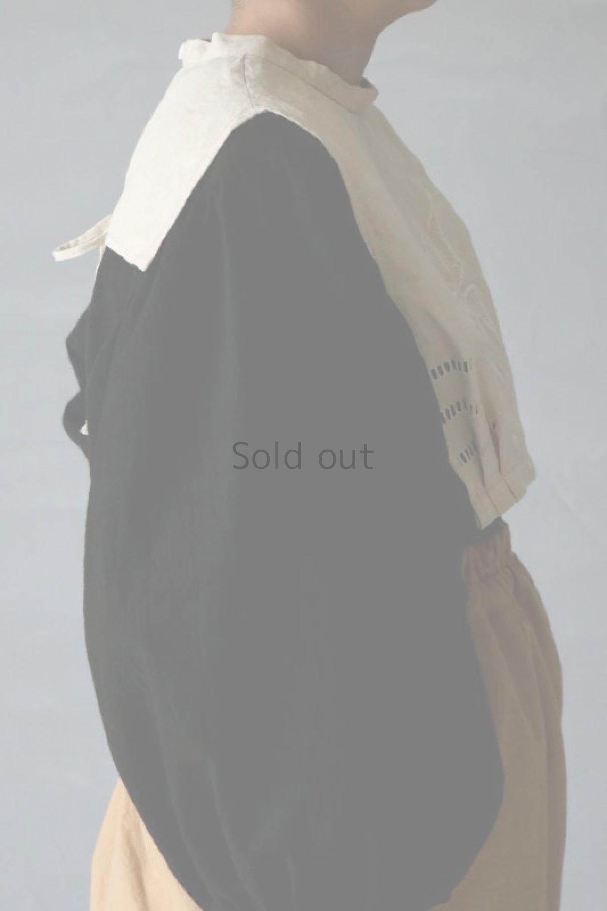 画像8: 【ササキチホ】アンティークリネン 胸飾り（生成り） (8)