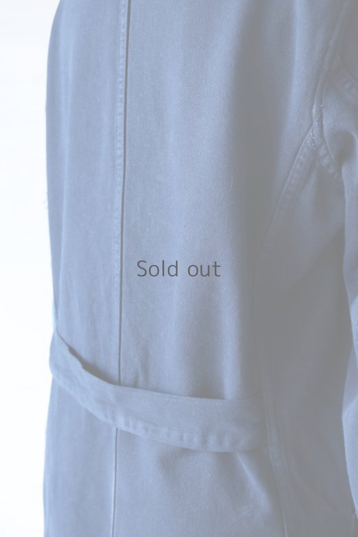 画像10: 【MITSUGU SASAKI】ビンテージリメイク×古布　後染めパッチワーク刺し子ワークコート (10)