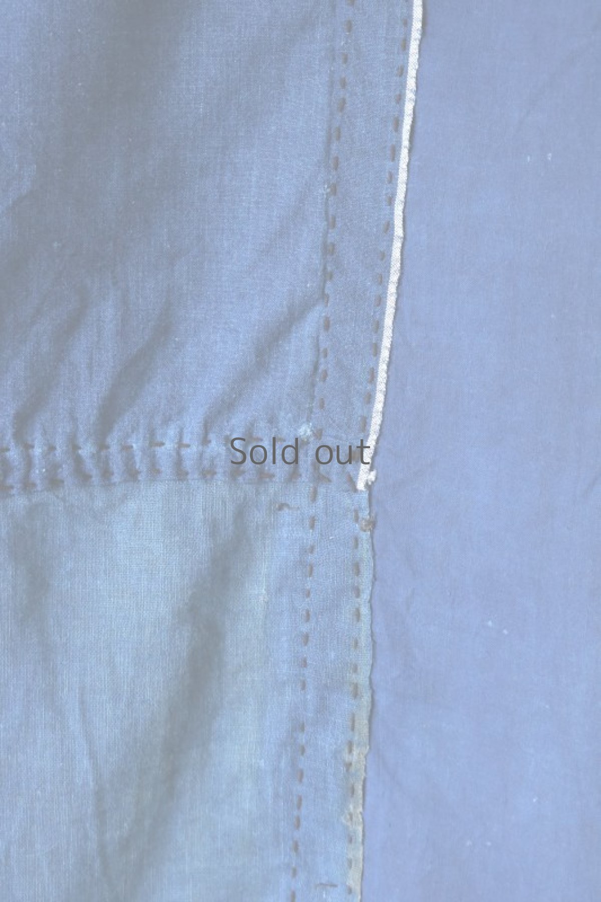 画像8: 【MITSUGU SASAKI】日本古布　パッチワーク壁掛け（藍色） (8)