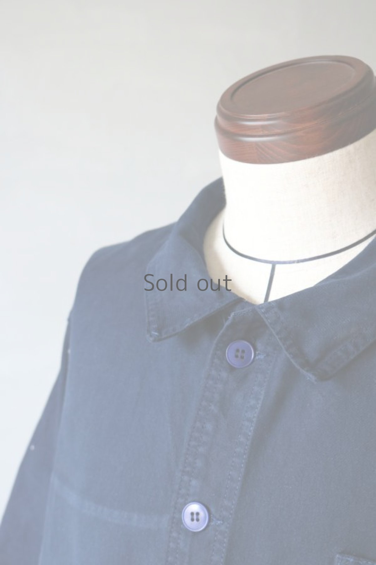 画像3: 【MITSUGU SASAKI】ビンテージリメイク×古布　後染めパッチワーク刺し子ワークジャケット (3)