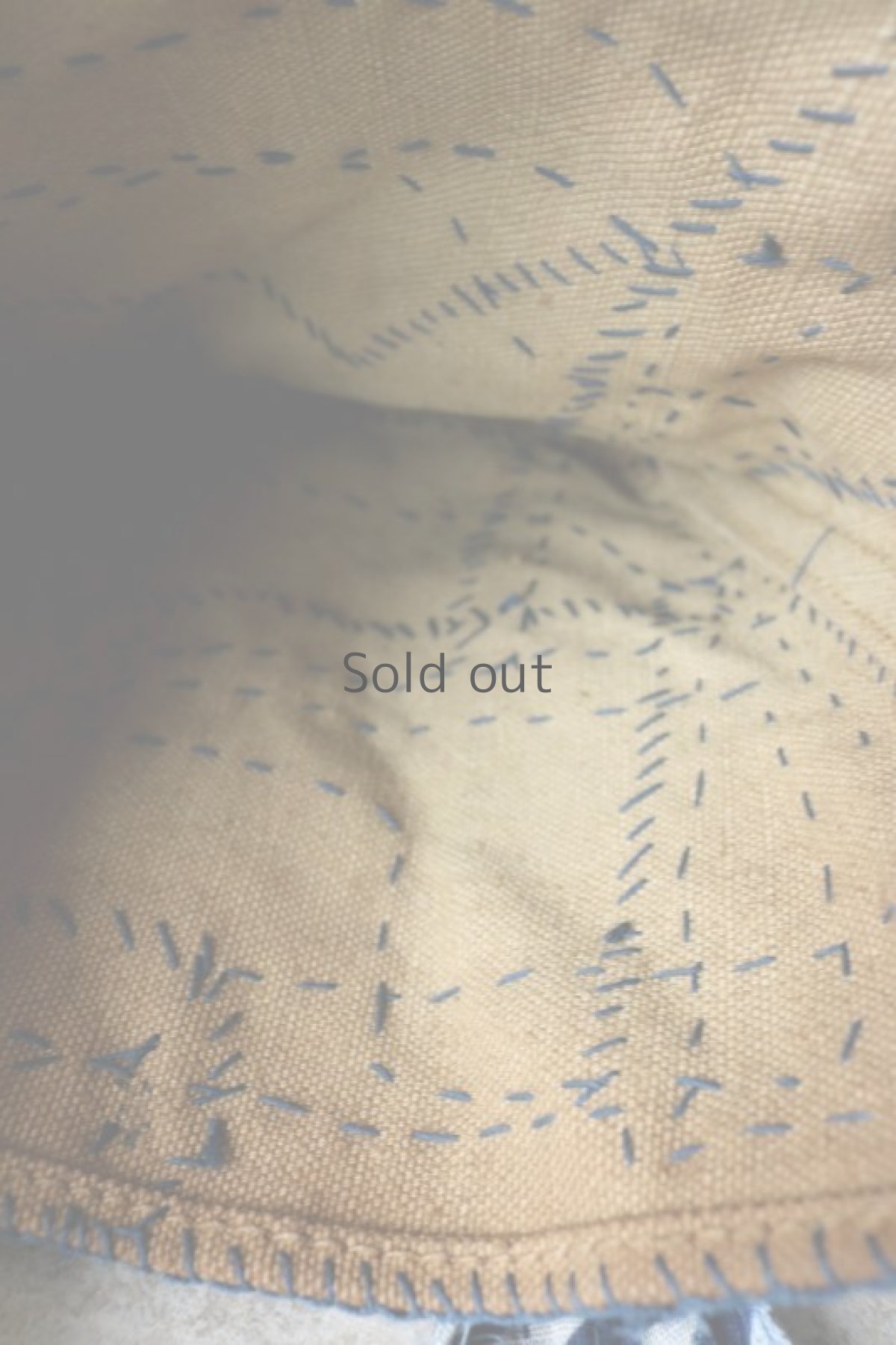 画像9: 【MITSUGU SASAKI】BORO古布　藍染パッチワーク　麻ショルダーバッグ(藍) (9)