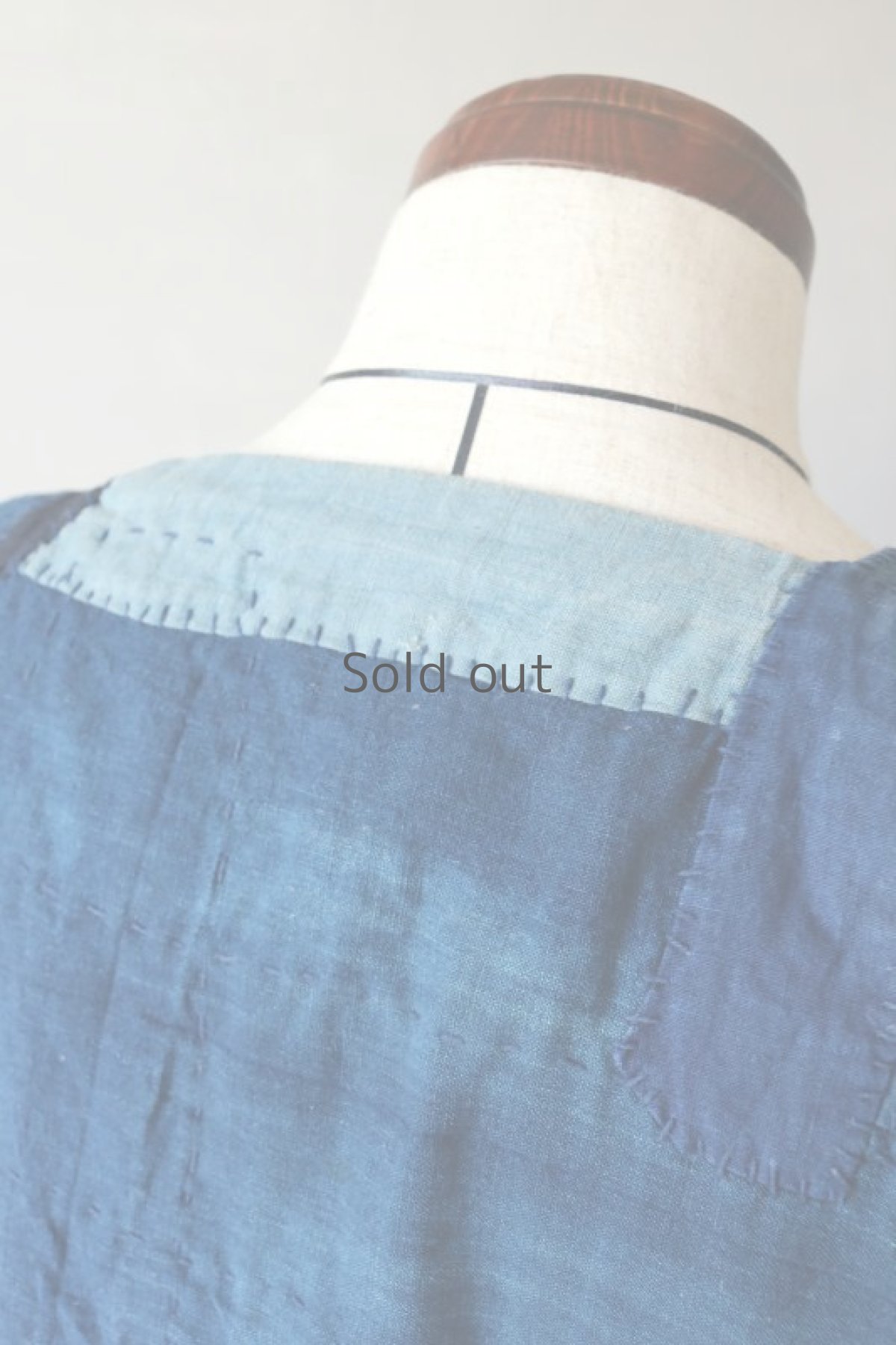 画像12: 【MITSUGU SASAKI】SUPER BORO BORO インディゴブルー　ワークシャツ（製造年月2021年12月） (12)