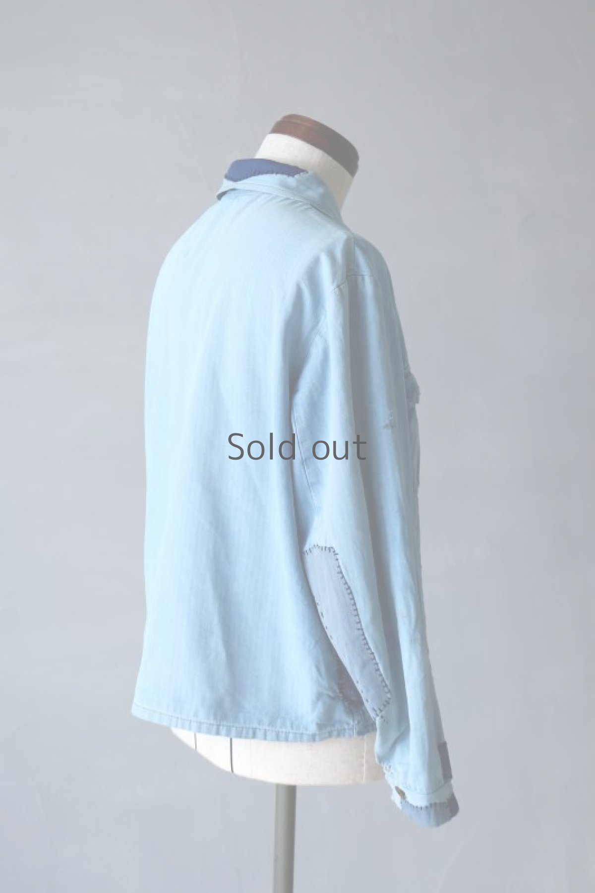 画像10: 【MITSUGU SASAKI】ビンテージリメイク　パッチワーク　ワークジャケット (10)