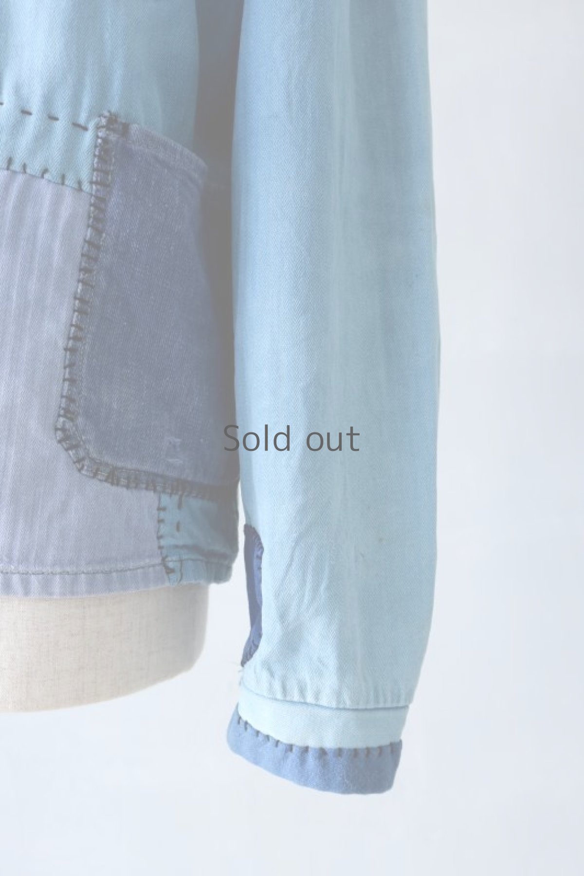 画像6: 【MITSUGU SASAKI】ビンテージリメイク　パッチワーク　ワークジャケット (6)