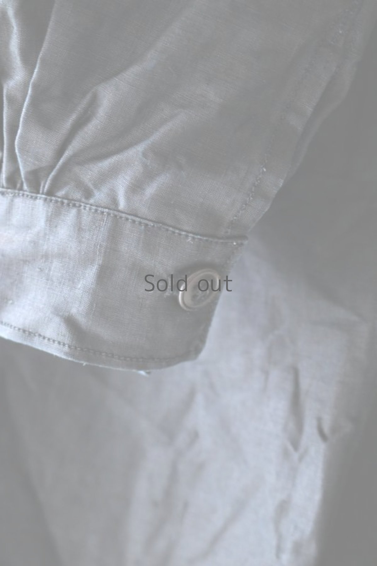 画像8: 【フランス】 19世紀の羊飼いのインディゴリネンスモック（状態良） (8)