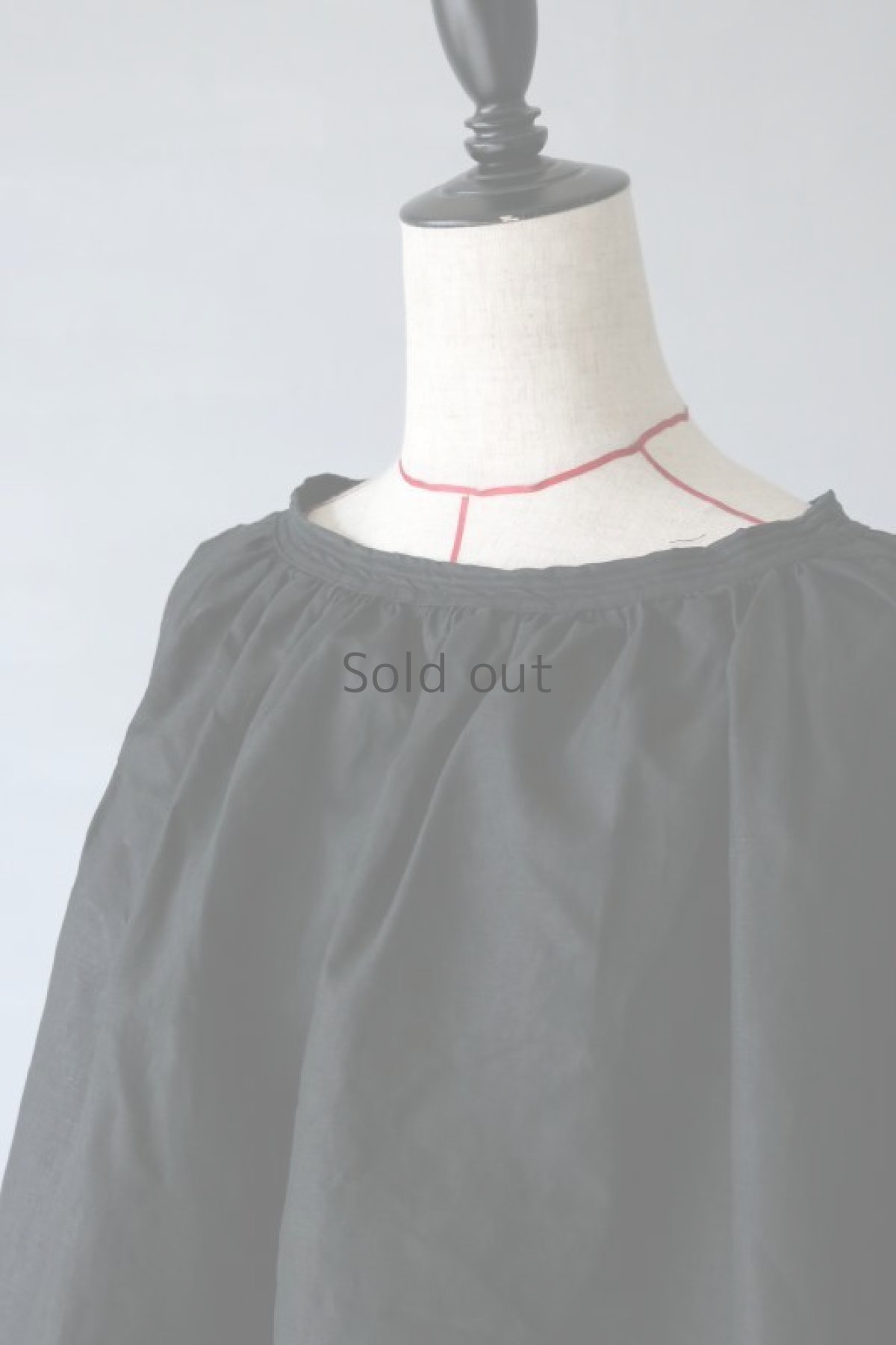 画像3: 【フランス】 19世紀の羊飼いのインディゴリネンスモック（状態良） (3)