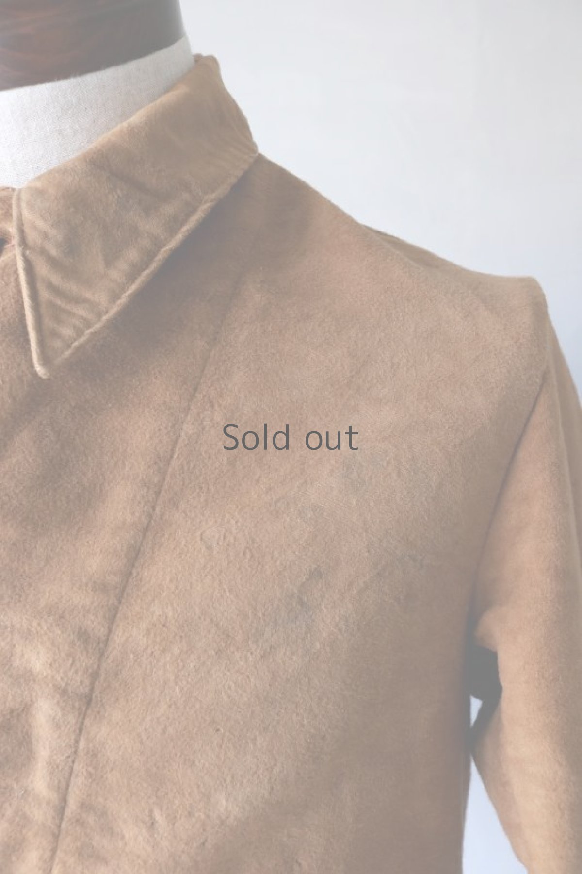 画像7: 【イタリア】1960年代　ブラウン　ホスピタルワークジャケット(イタリアンモールスキン) (7)