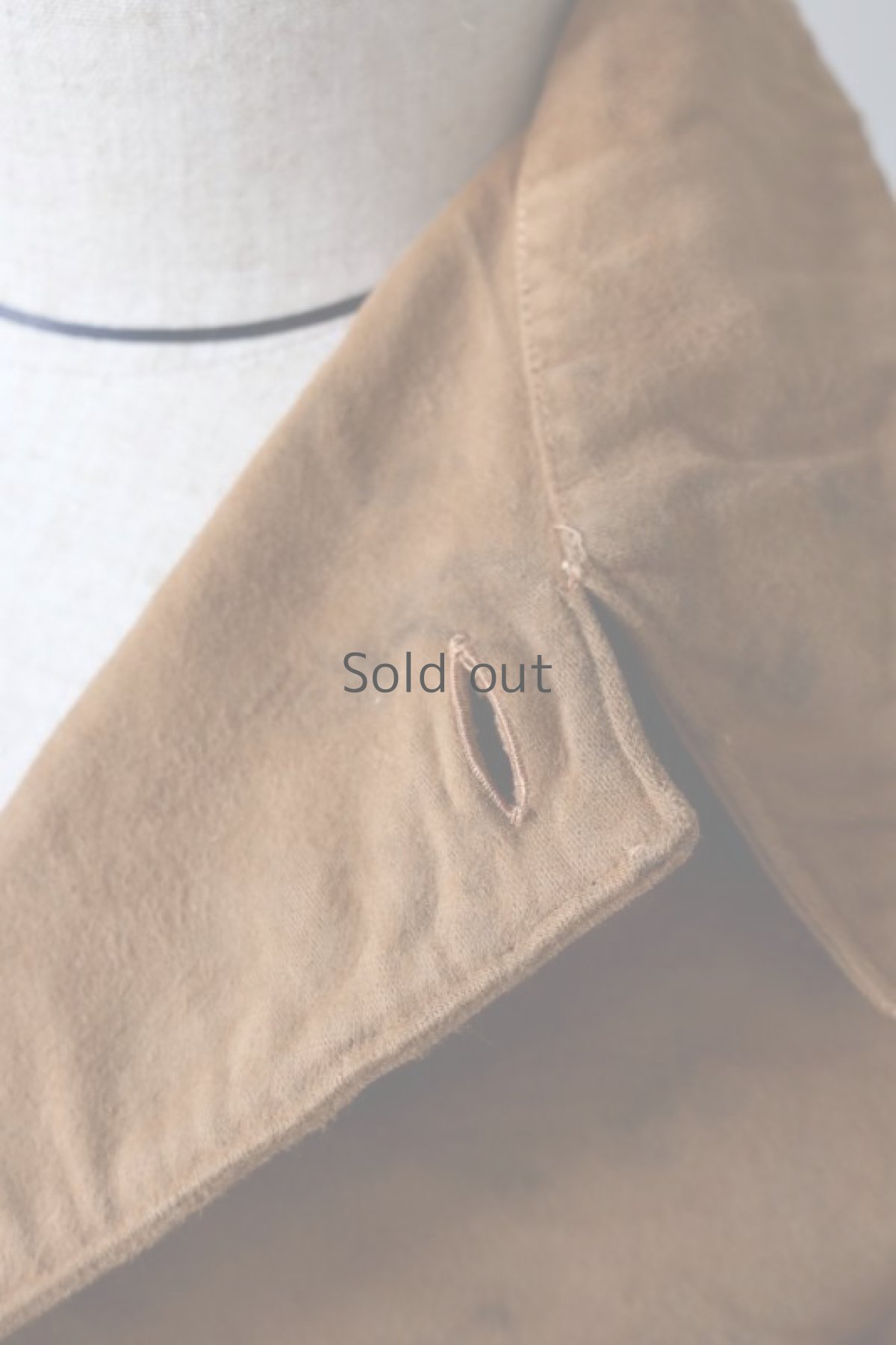 画像13: 【イタリア】1960年代　ブラウン　ホスピタルワークジャケット(イタリアンモールスキン) (13)