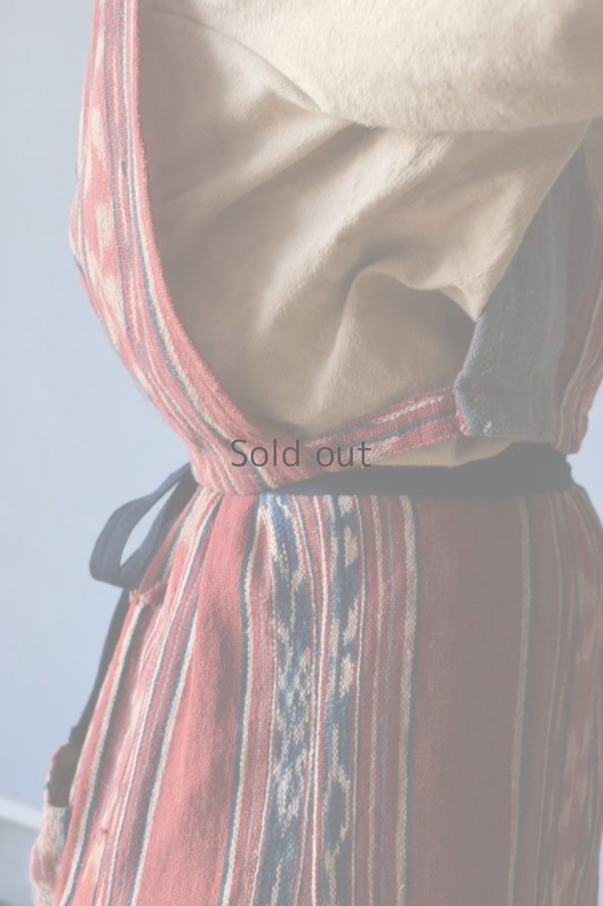 画像14: 【ササキチホ】東南アジア古布　セットアップエプロン (14)