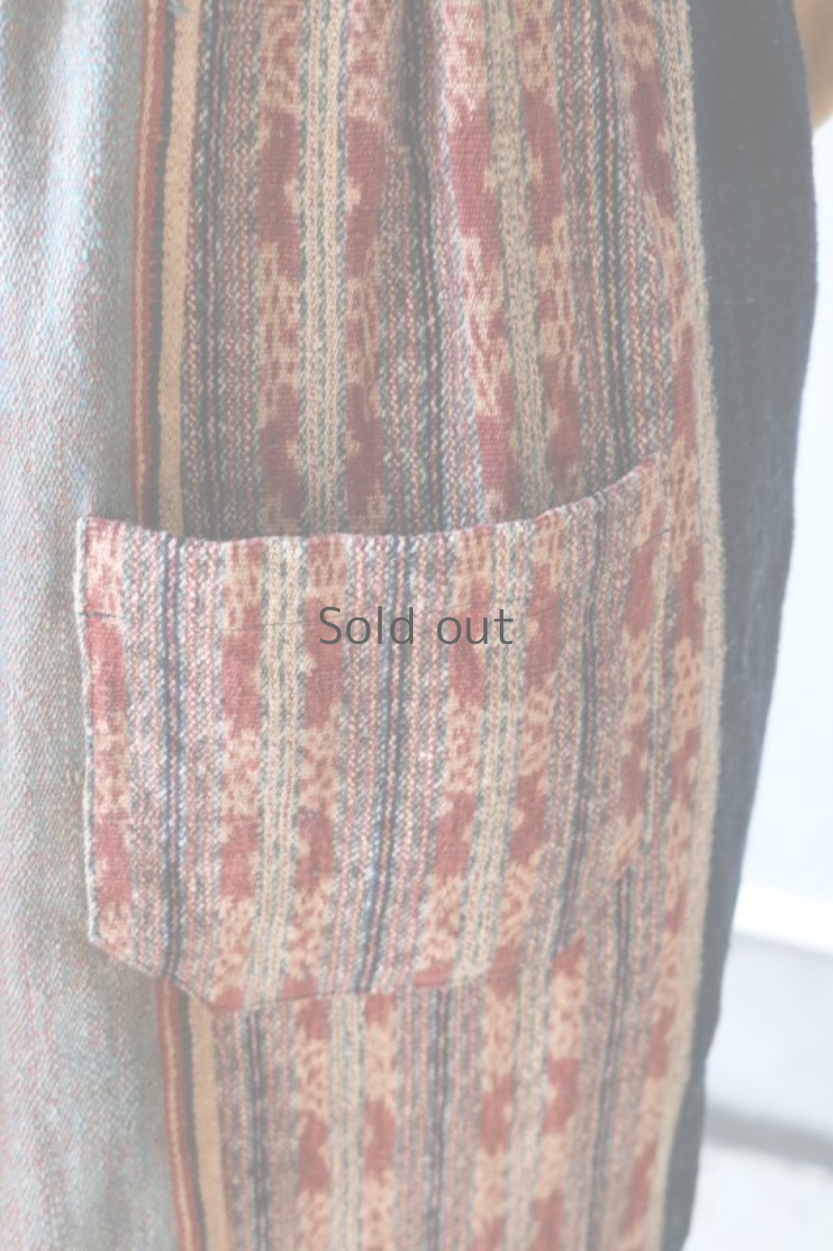 画像7: 【ササキチホ】東南アジア古布　セットアップエプロン (7)