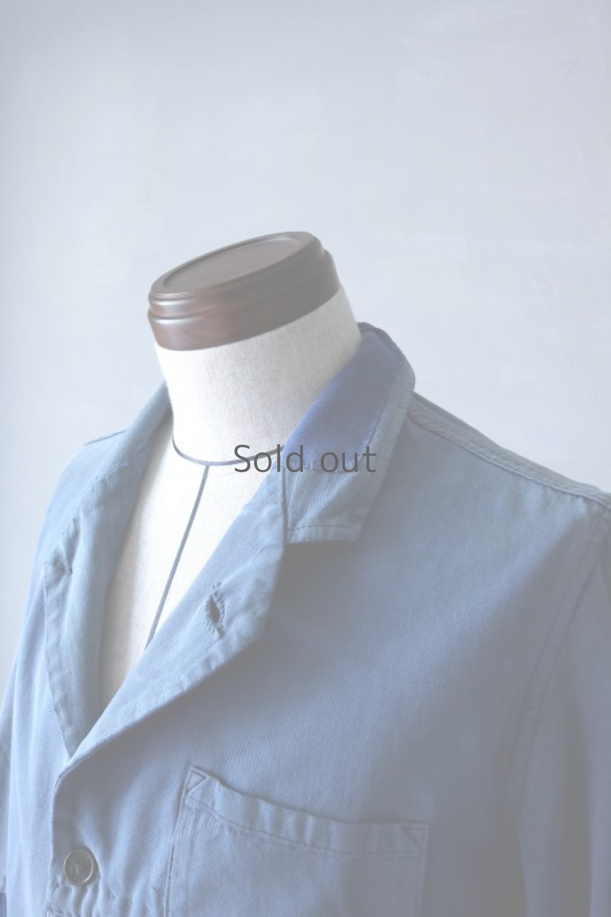 画像16: 【MITSUGU SASAKI】ビンテージリメイク　パッチワーク　ワークジャケット(ノッチドラペル＆スタンドカラー) (16)