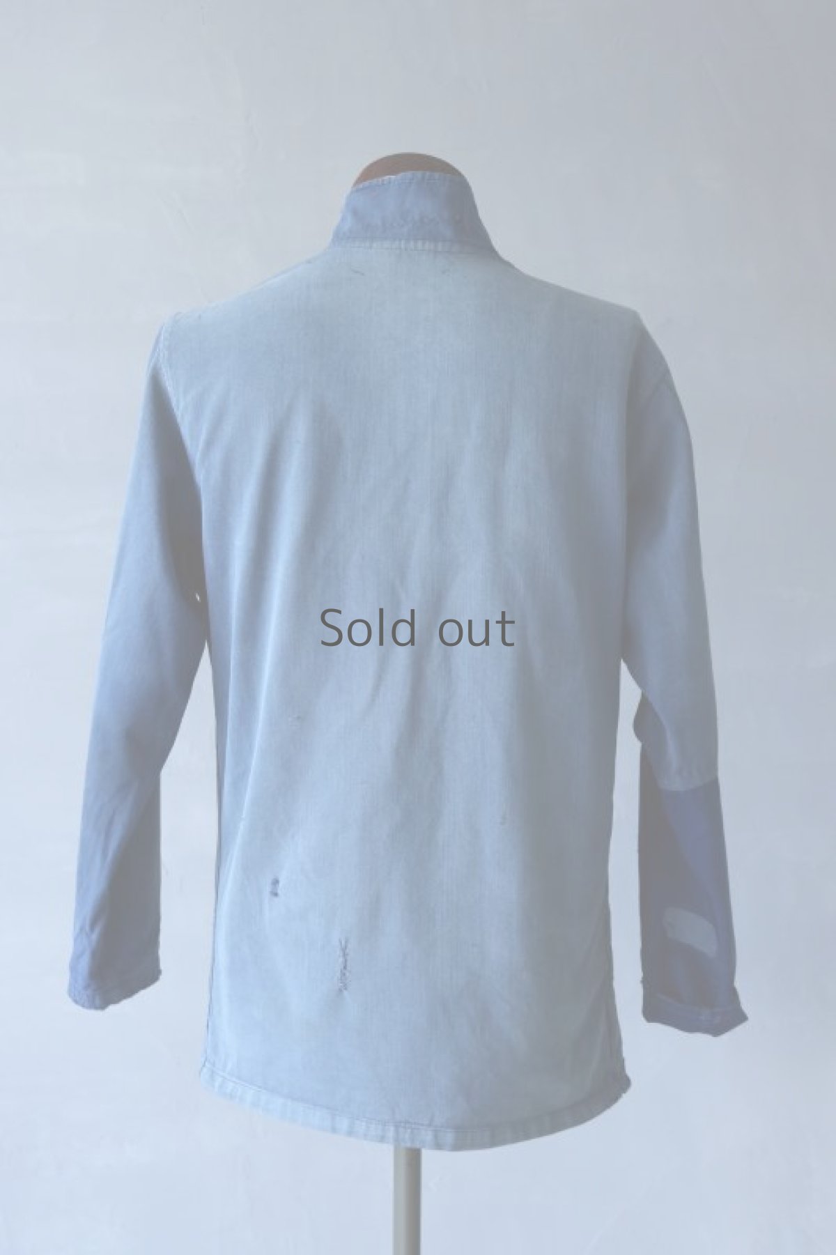 画像9: 【MITSUGU SASAKI】ビンテージリメイク　パッチワーク　ワークジャケット(ノッチドラペル＆スタンドカラー) (9)