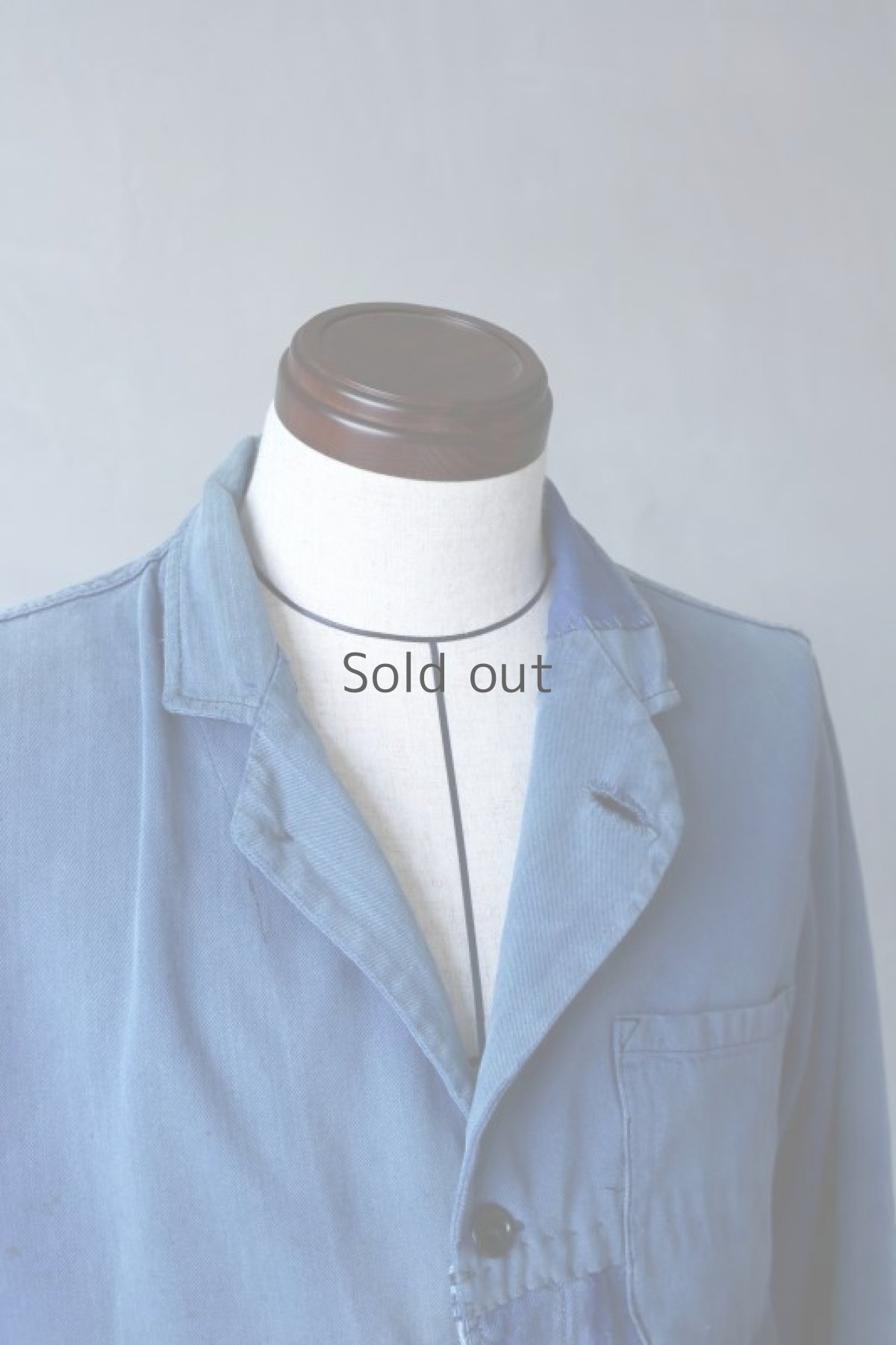 画像15: 【MITSUGU SASAKI】ビンテージリメイク　パッチワーク　ワークジャケット(ノッチドラペル＆スタンドカラー) (15)