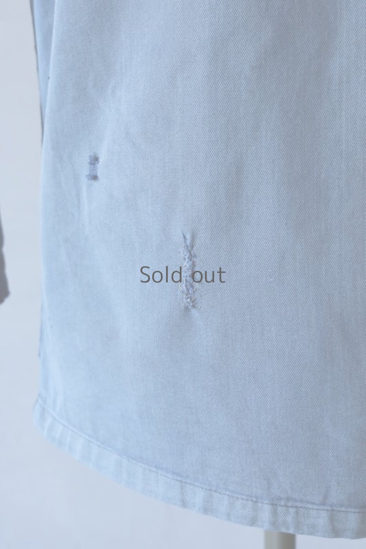 画像10: 【MITSUGU SASAKI】ビンテージリメイク　パッチワーク　ワークジャケット(ノッチドラペル＆スタンドカラー) (10)