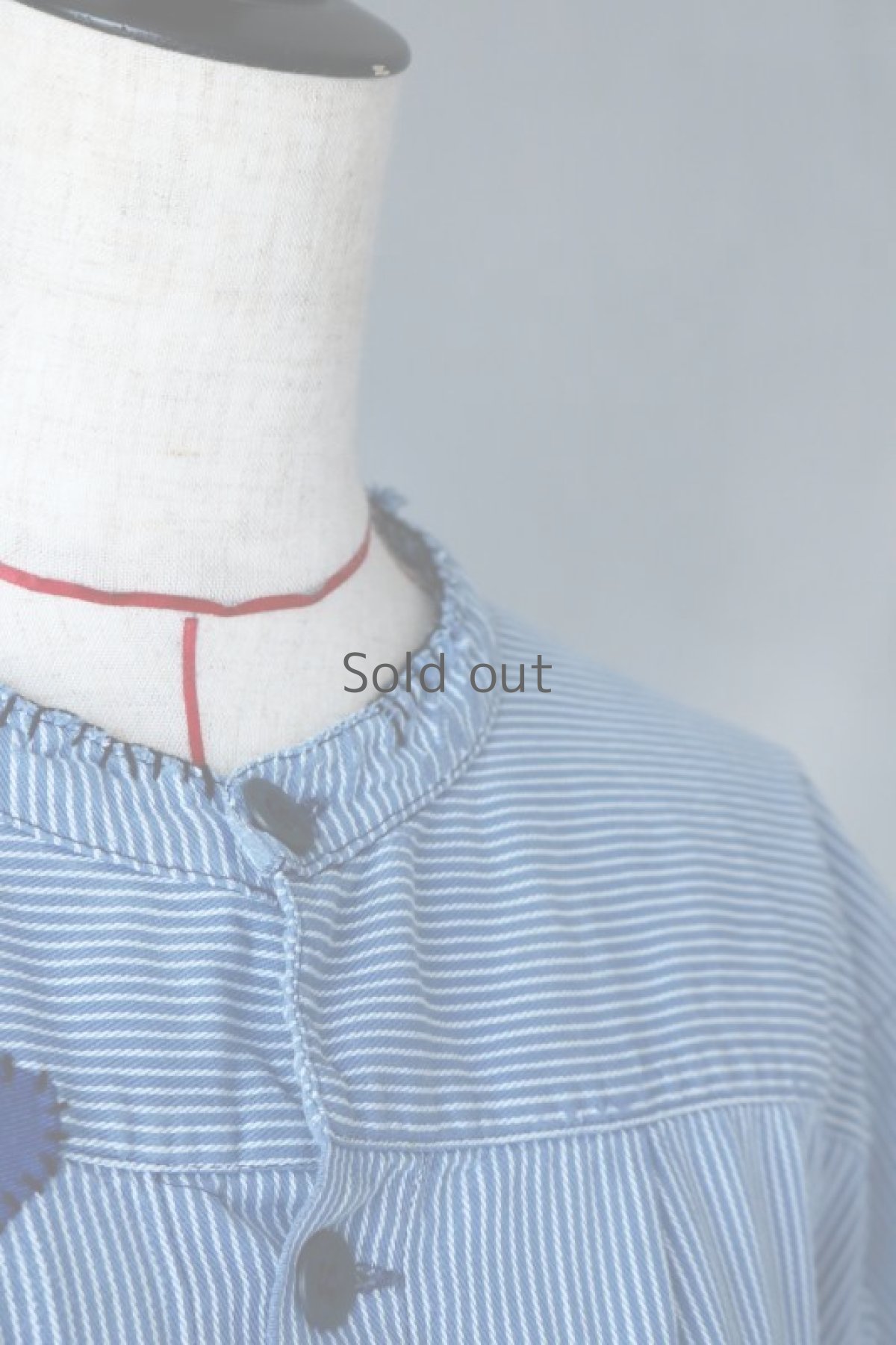 画像4: 【MITSUGU SASAKI】ビンテージリメイク　パッチワーク　ファーマーズワークシャツ (4)