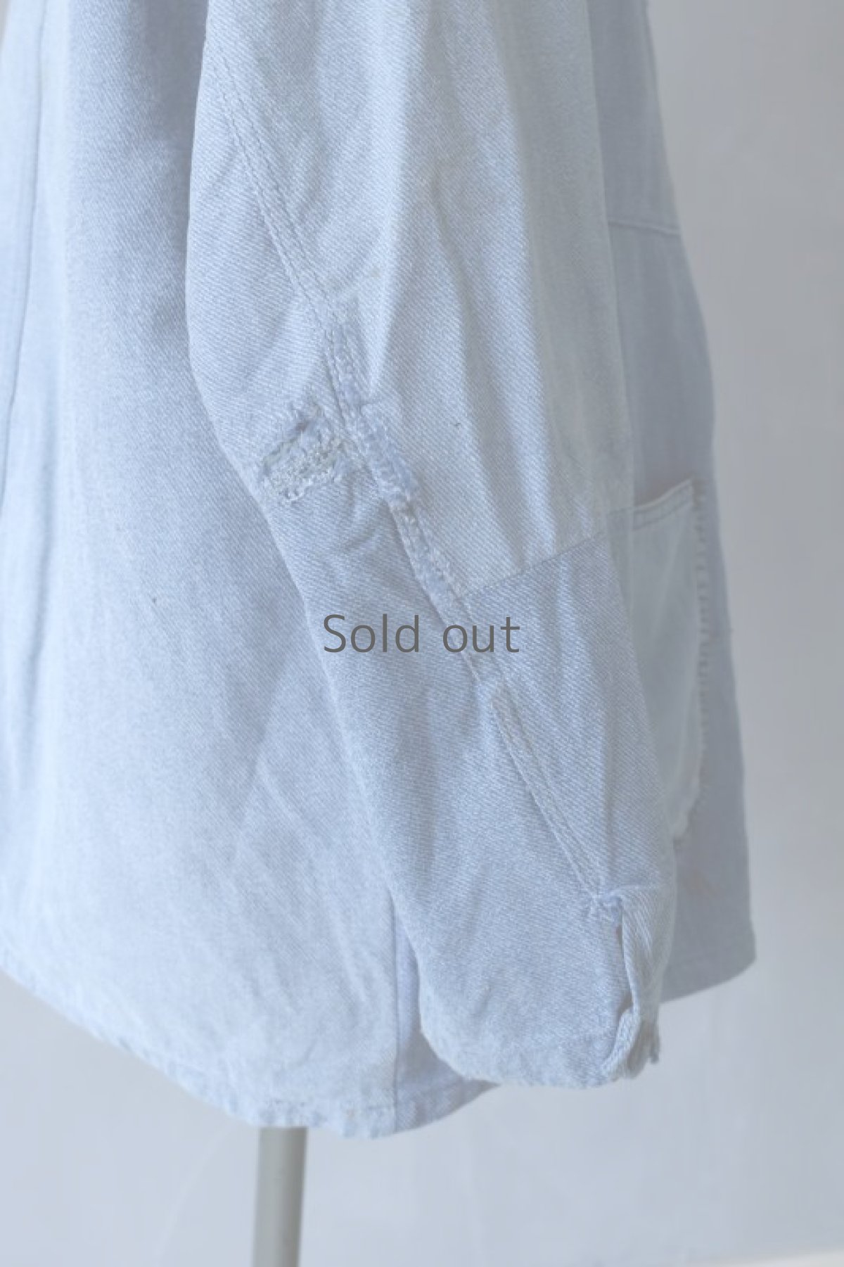 画像13: 【MITSUGU SASAKI】ビンテージリメイク　パッチワーク　ミリタリーデニムワークジャケット(スイス軍) (13)