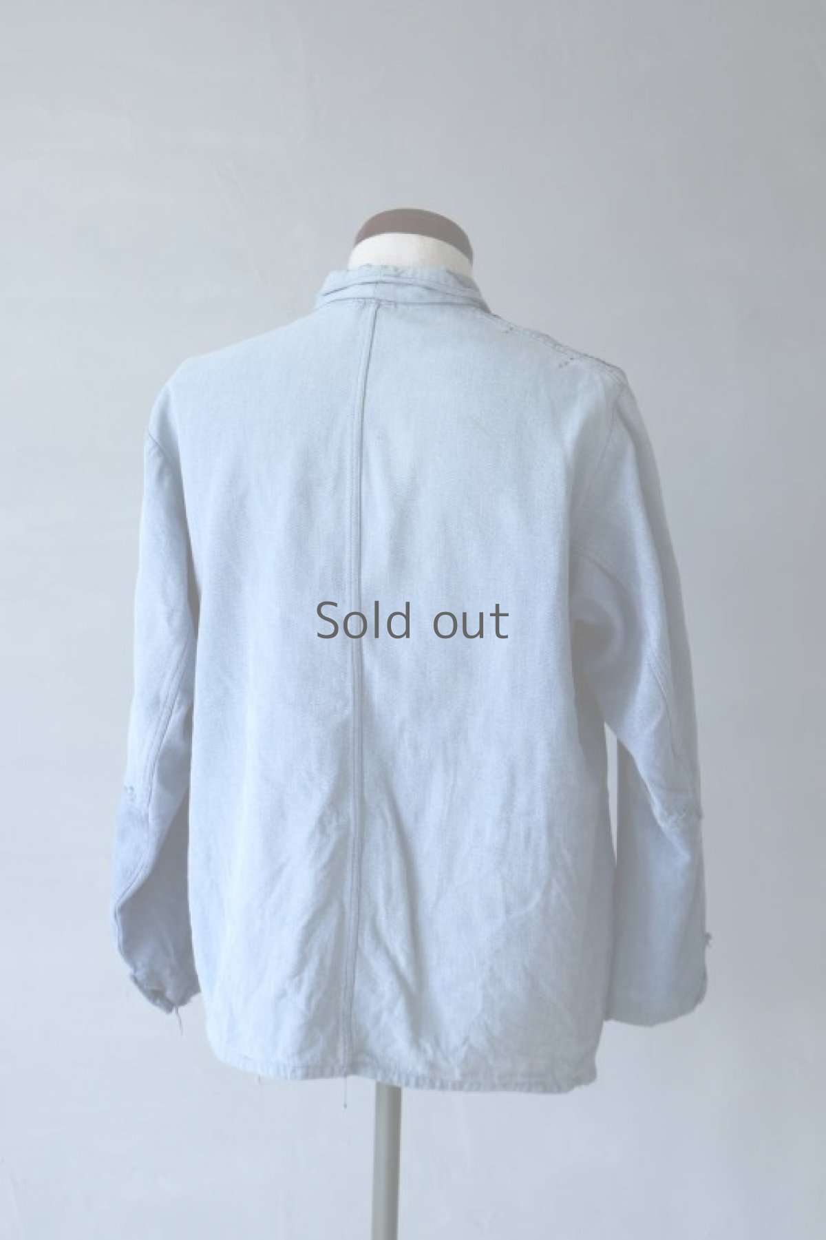 画像11: 【MITSUGU SASAKI】ビンテージリメイク　パッチワーク　ミリタリーデニムワークジャケット(スイス軍) (11)