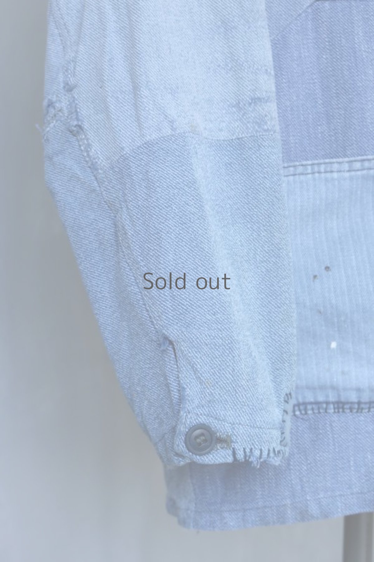 画像5: 【MITSUGU SASAKI】ビンテージリメイク　パッチワーク　ミリタリーデニムワークジャケット(スイス軍) (5)