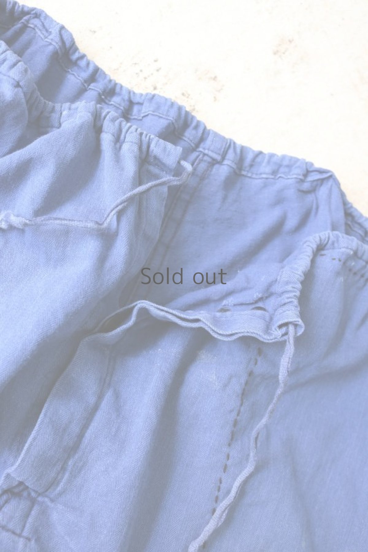 画像9: 【MITSUGU SASAKI】ビンテージ×リメイク　パッチワーク　イージーワークパンツ(ソフトHBTコットン) (9)