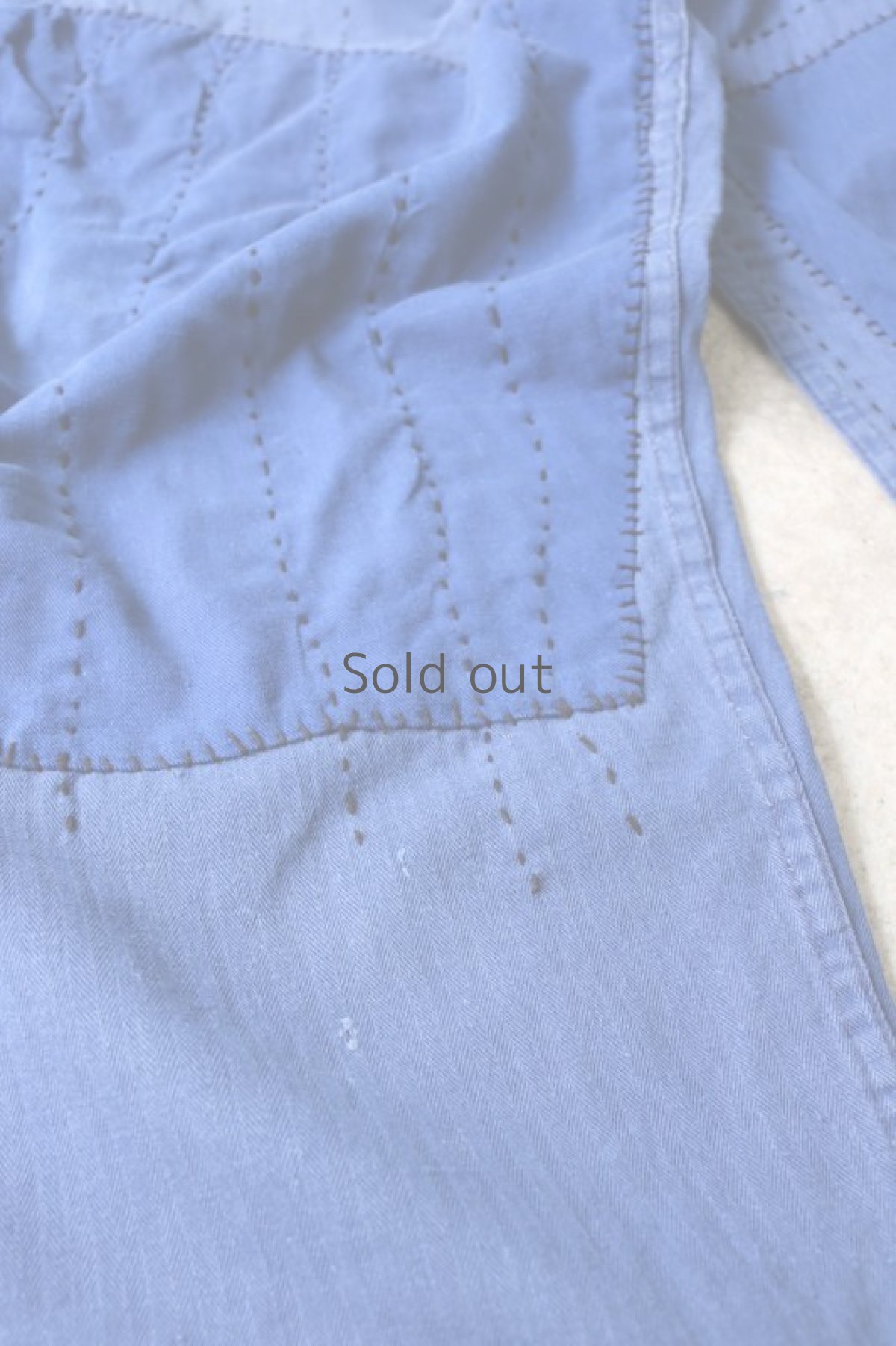 画像3: 【MITSUGU SASAKI】ビンテージ×リメイク　パッチワーク　イージーワークパンツ(ソフトHBTコットン) (3)