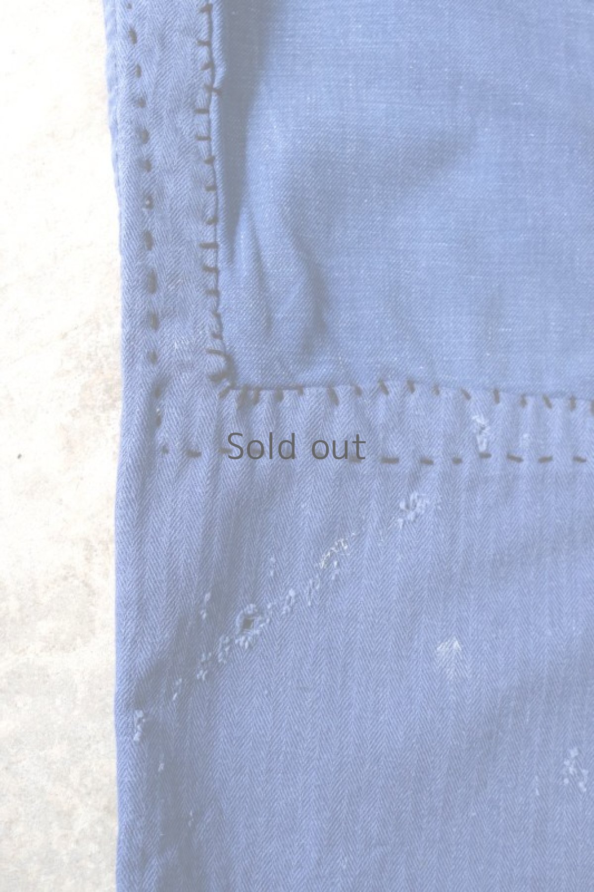 画像4: 【MITSUGU SASAKI】ビンテージ×リメイク　パッチワーク　イージーワークパンツ(ソフトHBTコットン) (4)