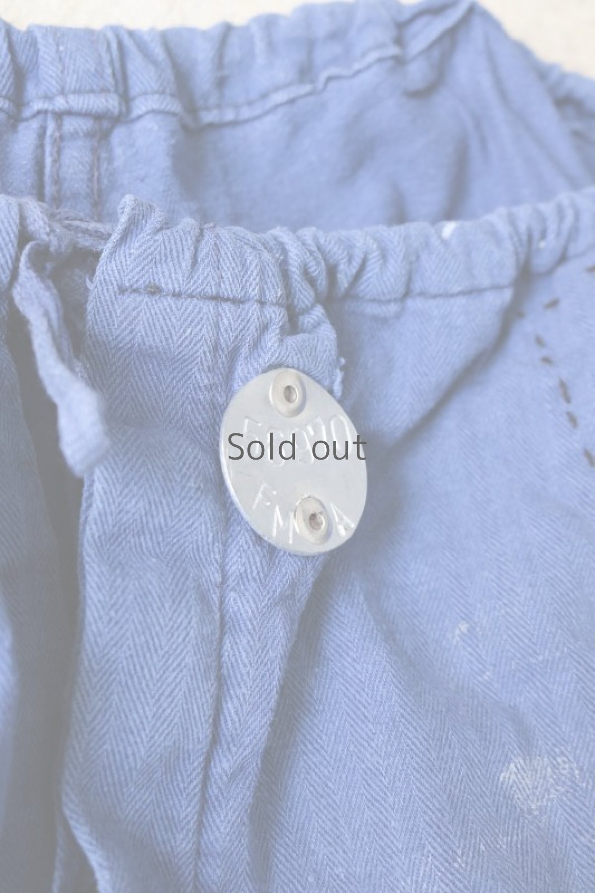 画像8: 【MITSUGU SASAKI】ビンテージ×リメイク　パッチワーク　イージーワークパンツ(ソフトHBTコットン) (8)