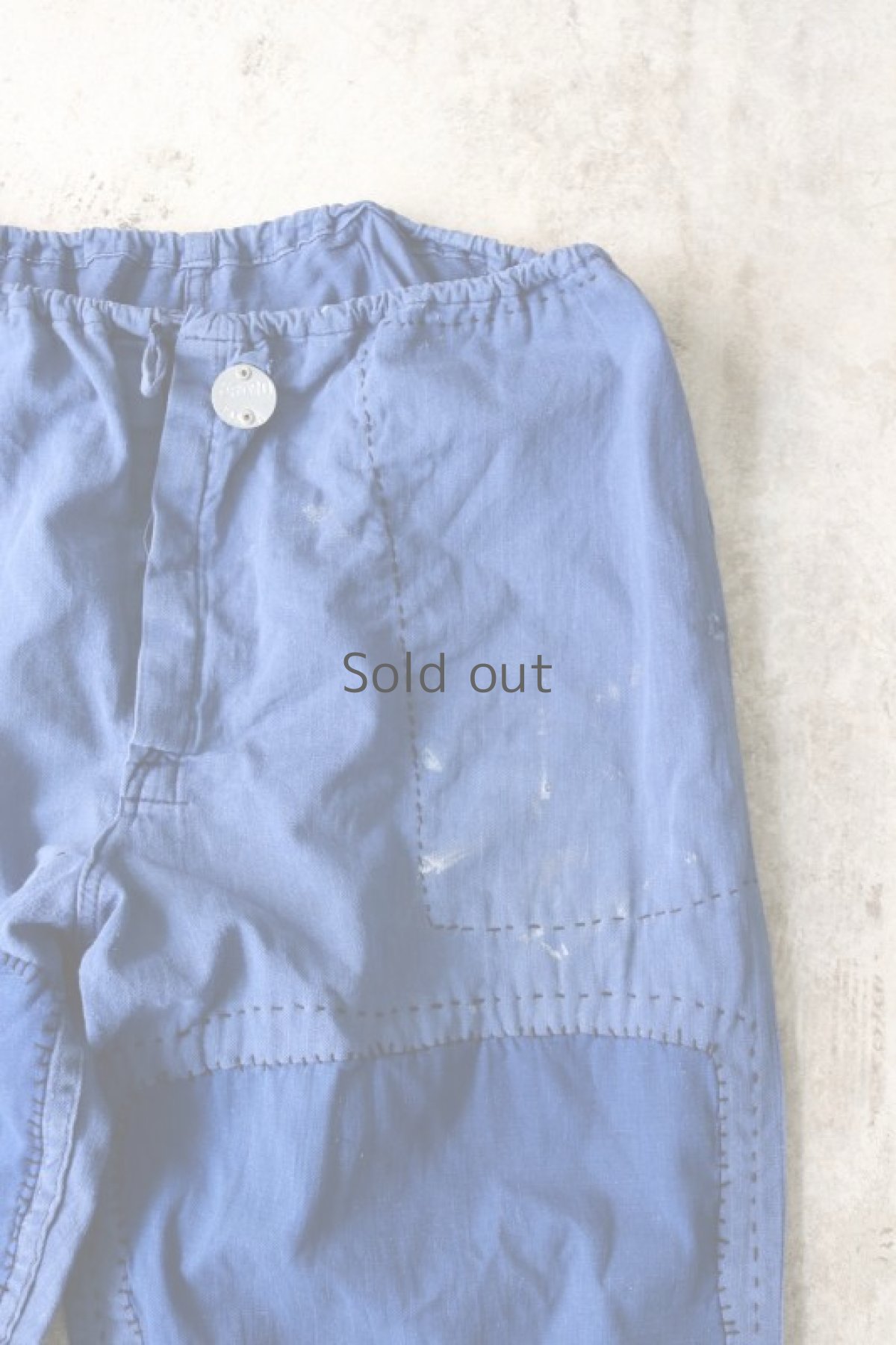 画像6: 【MITSUGU SASAKI】ビンテージ×リメイク　パッチワーク　イージーワークパンツ(ソフトHBTコットン) (6)