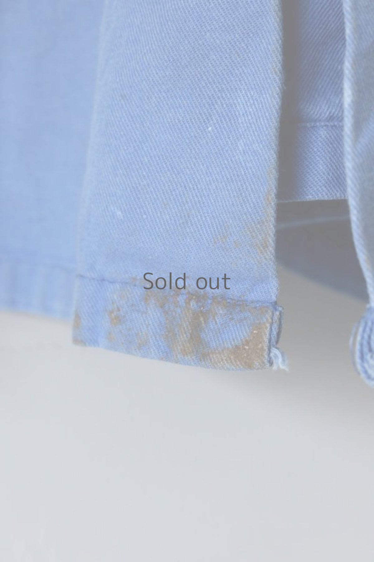 画像18: 【MITSUGU SASAKI】ビンテージリメイク パッチワーク ロングワークシャツ (18)