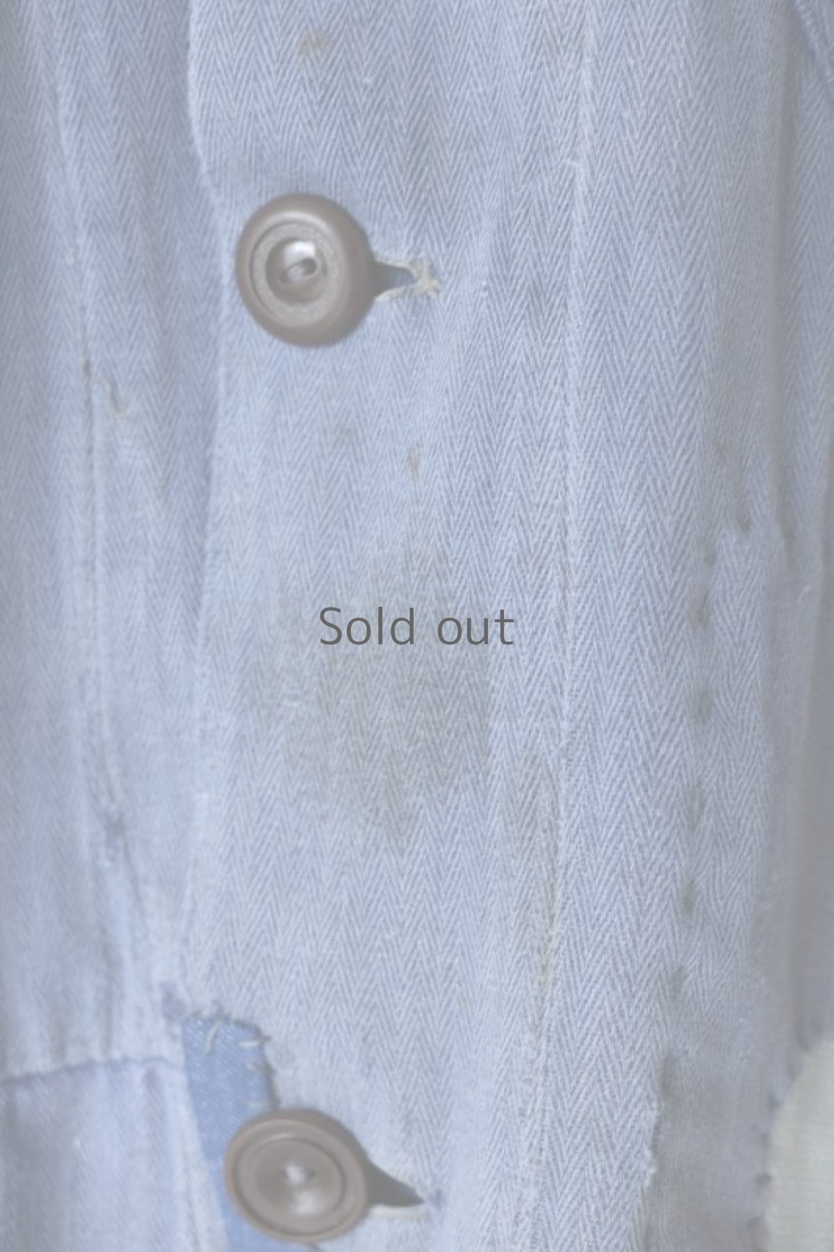 画像6: 【MITSUGU SASAKI】ビンテージリメイク パッチワーク ロングワークシャツ (6)