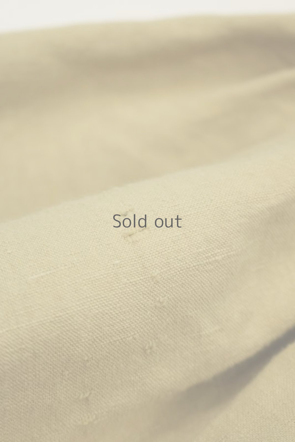 画像15: 【ササキチホ】アンティークリネン×染　ピエロ袖　ビッグブラウス(ベージュ) (15)