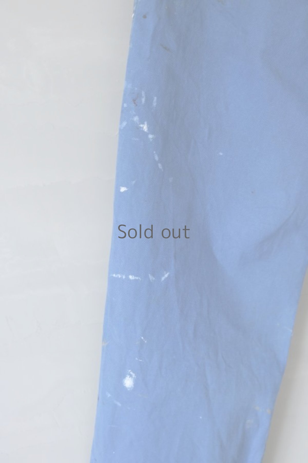 画像11: 【MITSUGU SASAKI】ビンテージ×リメイク　パッチワーク＆ペンキ　ワークパンツ（明るめの青） (11)