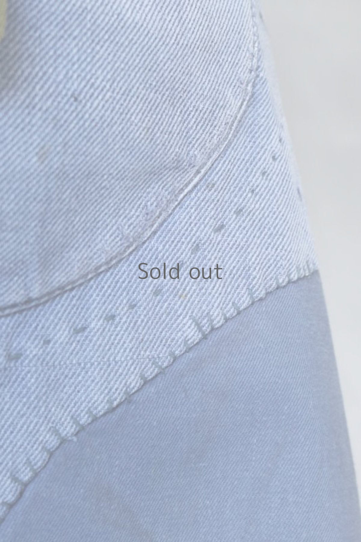 画像6: 【MITSUGU SASAKI】ビンテージリメイク パッチワークエプロン（大きいポケット） (6)