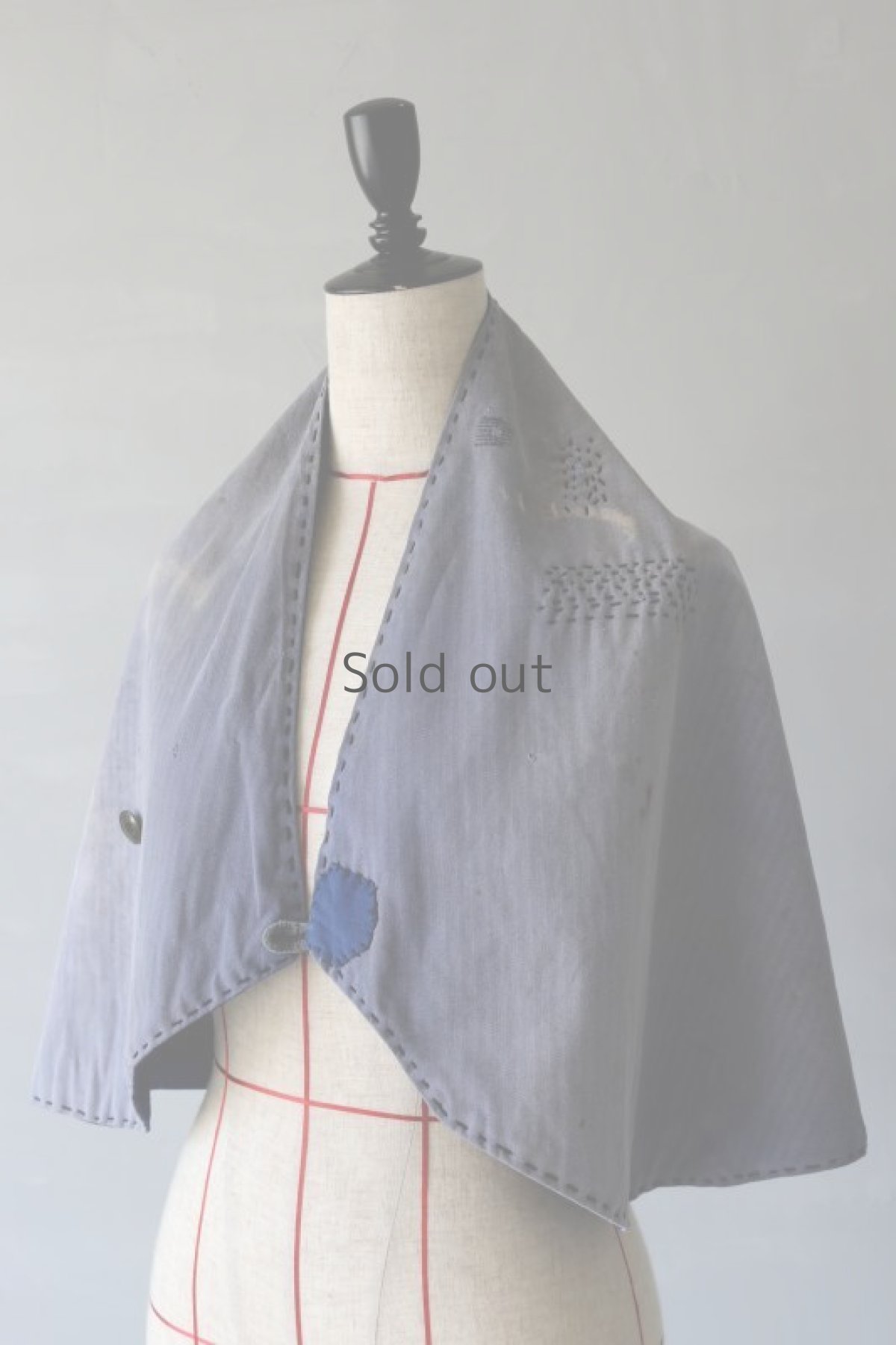 画像9: 【MITSUGU SASAKI】ビンテージリメイク　ユーロワーク首巻き（HBTコットン） (9)