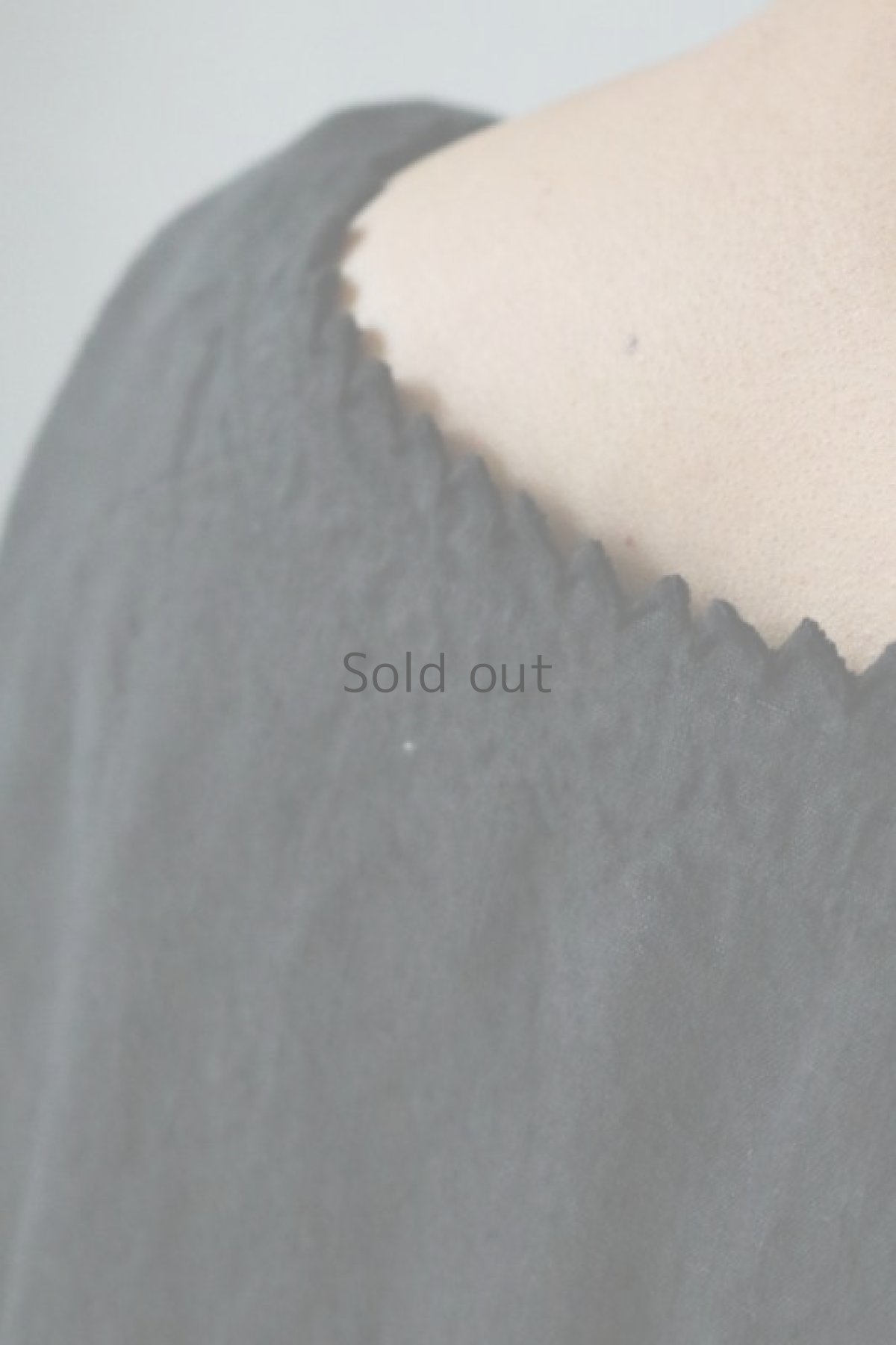 画像10: 【フランス】アンティークリネン×染　ショートスリーブ　ワンピース（ブラック/イニシャルPB） (10)