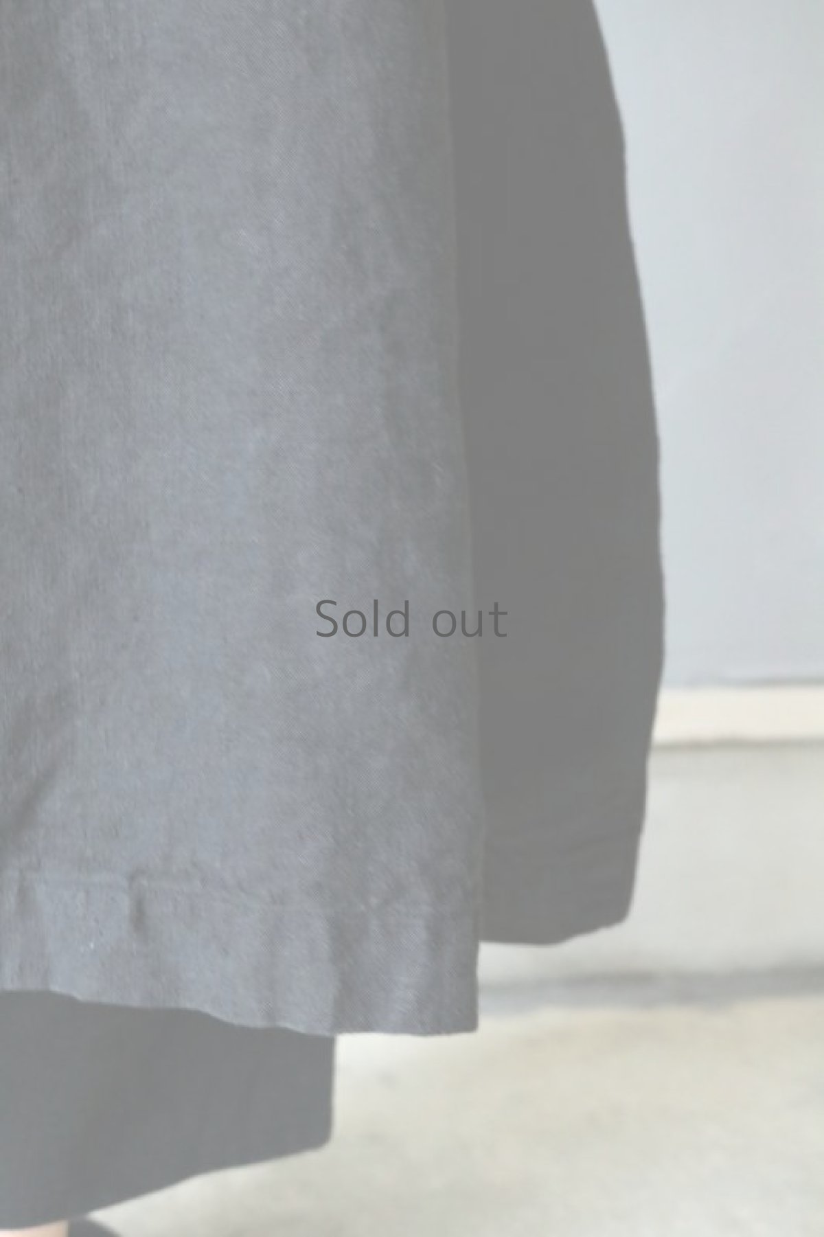 画像13: 【フランス】アンティークリネン×染　ショートスリーブ　ワンピース（ブラック/イニシャルPB） (13)