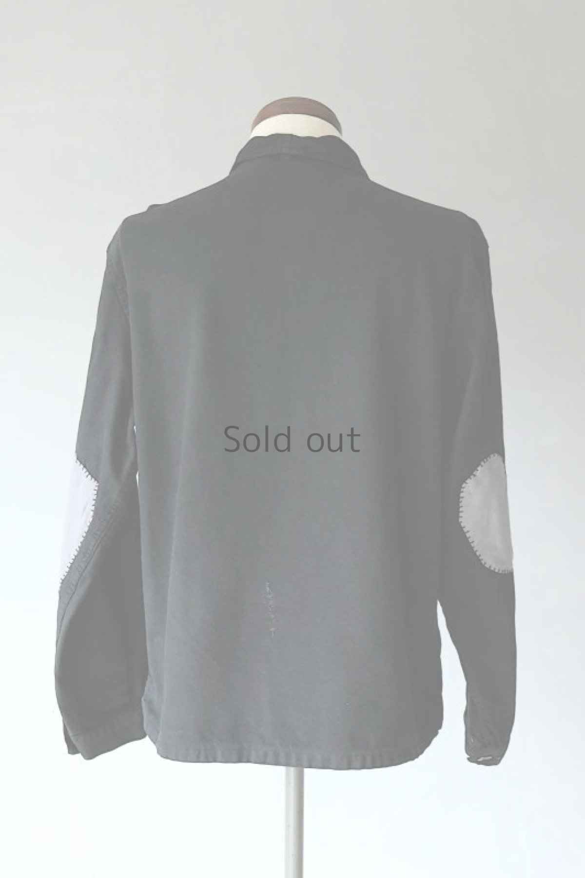 画像10: 【MITSUGU BLACK】ビンテージリメイク　パッチワーク　ブラックワークジャケット(ブラック・グレー) (10)