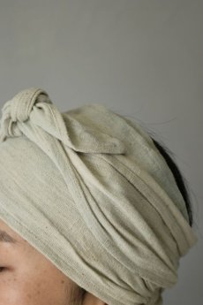 画像3: 【ササキチホ】古布　ターバンヘアバン（色褪せの手織り木綿） (3)
