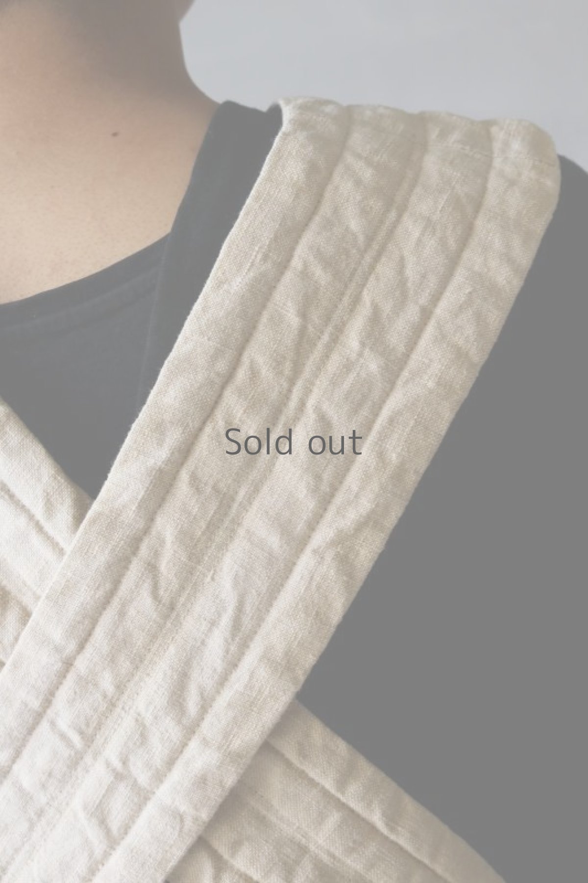 画像9: 【ササキチホ】アンティークリネン 胴衣（生成り） (9)