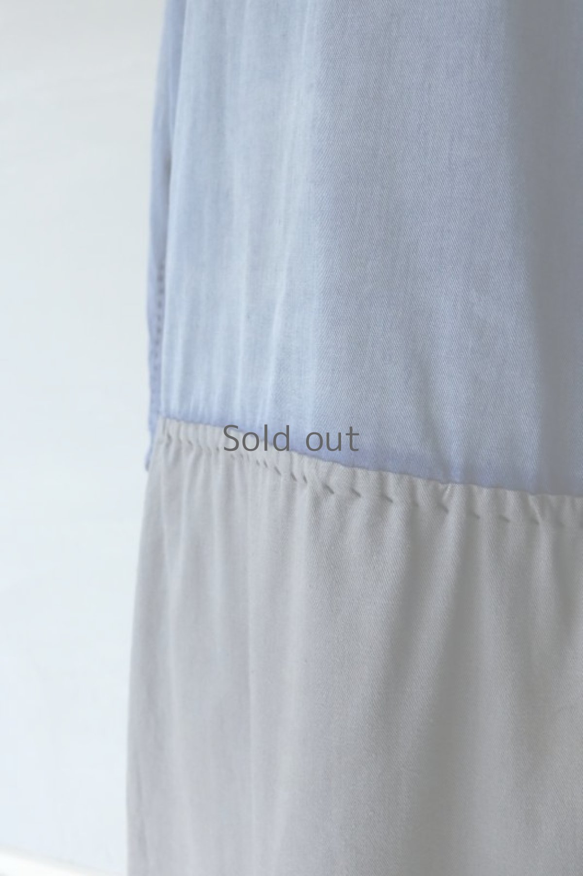 画像13: 【MITSUGU SASAKI】ビンテージリメイク　パッチワーク ダブルワーク　ロングコート（ブルーとグレー） (13)