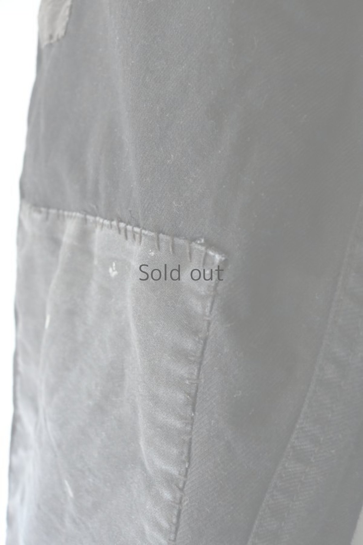 画像5: 【MITSUGU BLACK】ビンテージリメイク　パッチワーク　ブラックワークパンツ（ベルト） (5)