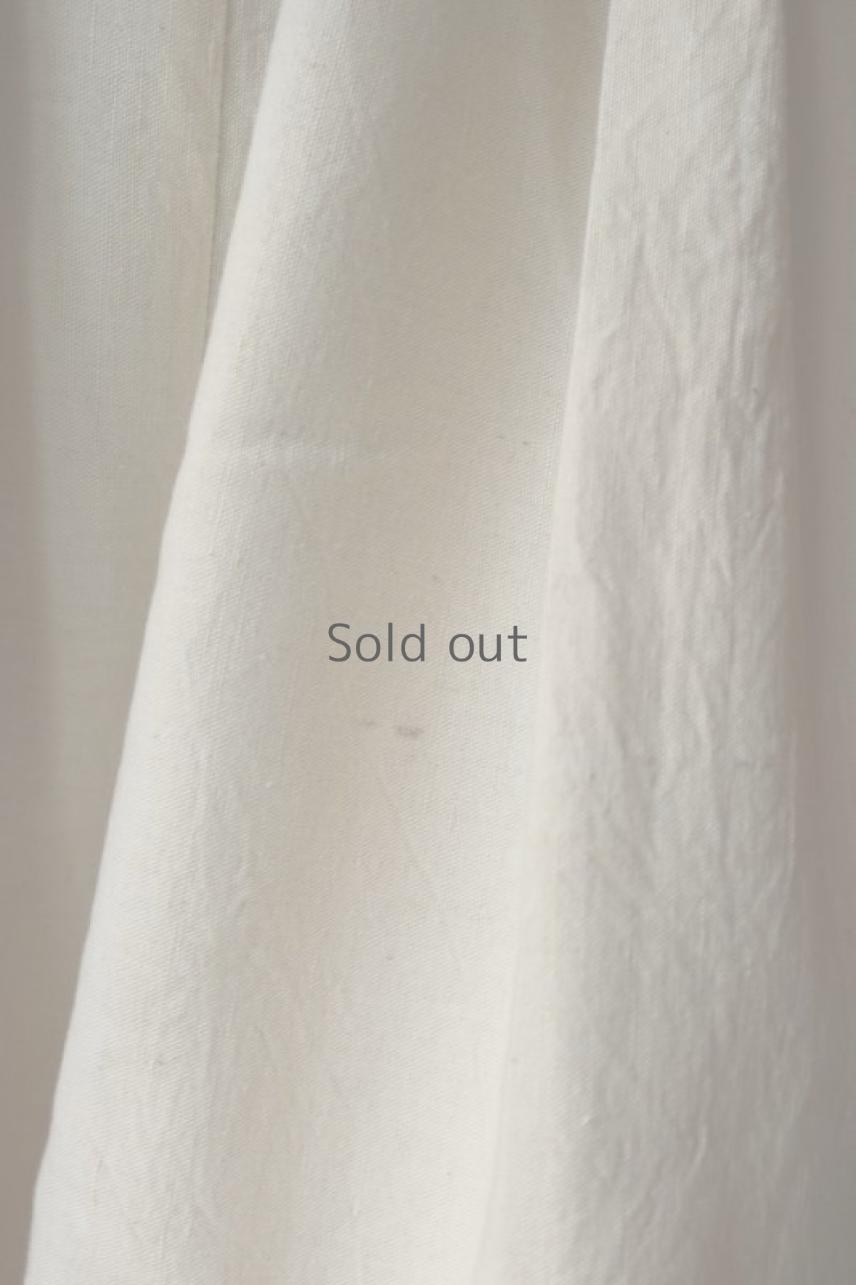 画像9: 【ササキチホ】アンティークリネン　バレルパンツ（生成り） (9)