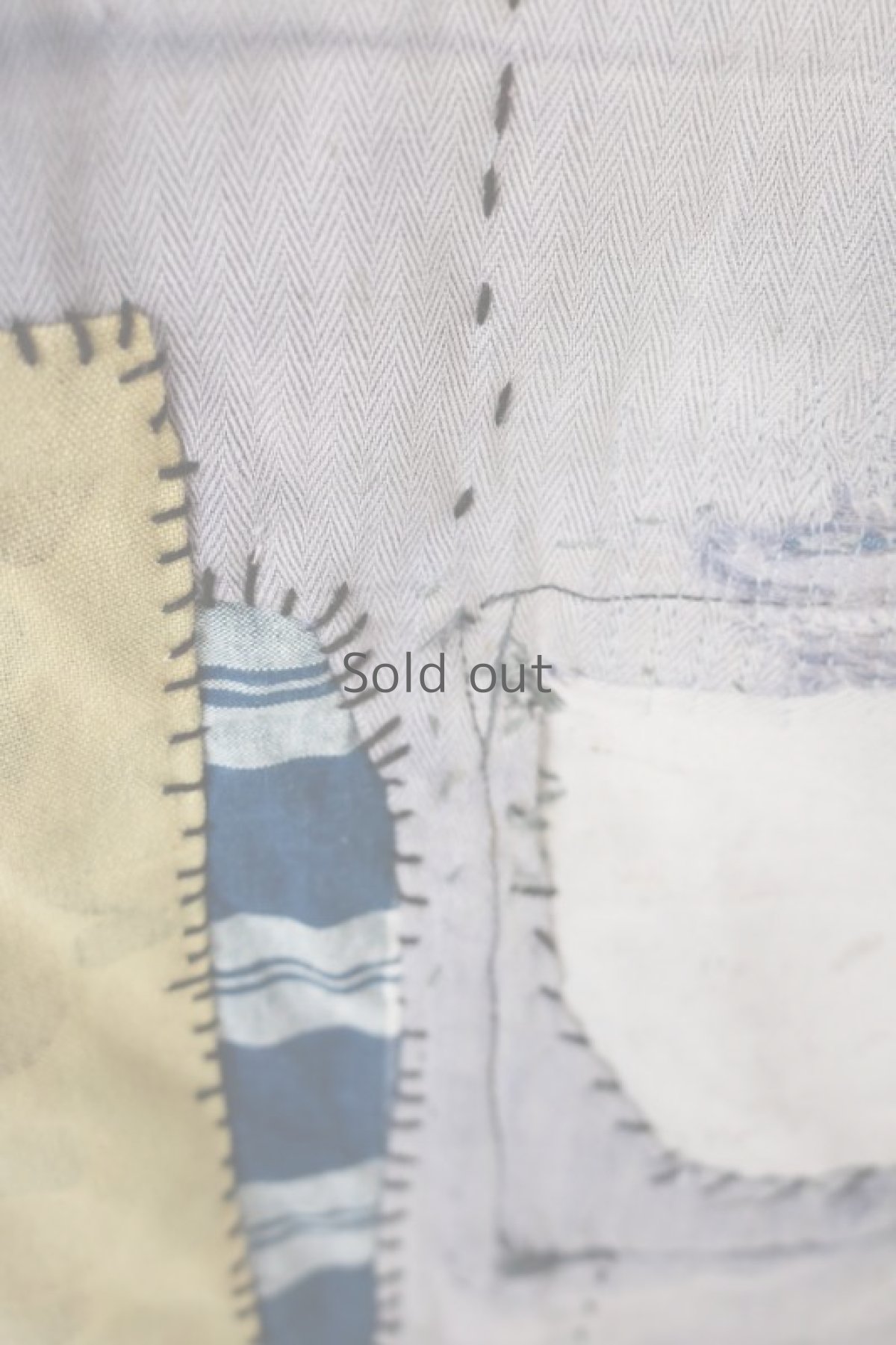 画像8: 【MITSUGU SASAKI】ビンテージ×リメイク　激しい色落ちとパッチワーク　ワークパンツ（ベルト付き） (8)