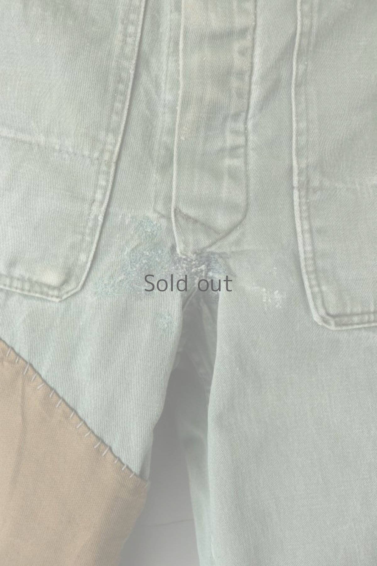 画像5: 【MITSUGU SASAKI】ビンテージ×リメイク　パッチワーク スイスワークパンツ (5)