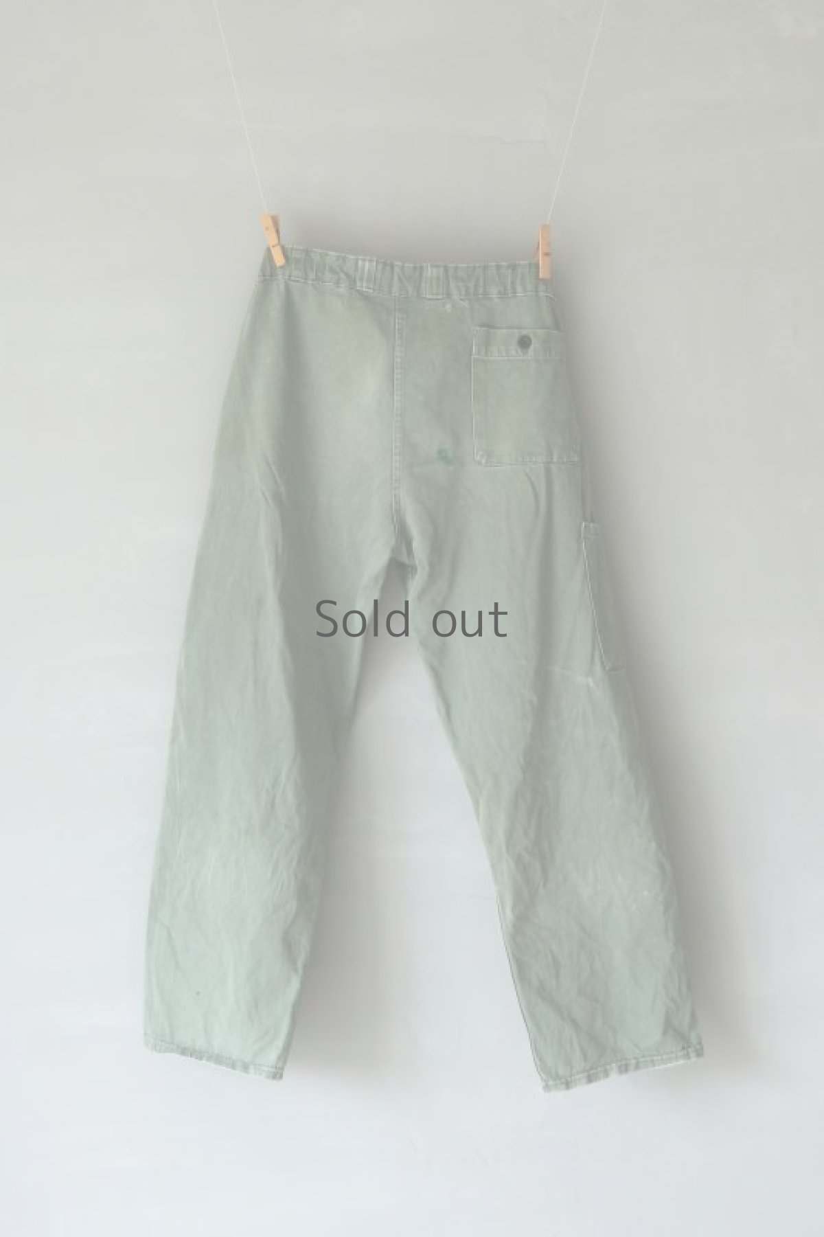 画像10: 【MITSUGU SASAKI】ビンテージ×リメイク　パッチワーク スイスワークパンツ (10)