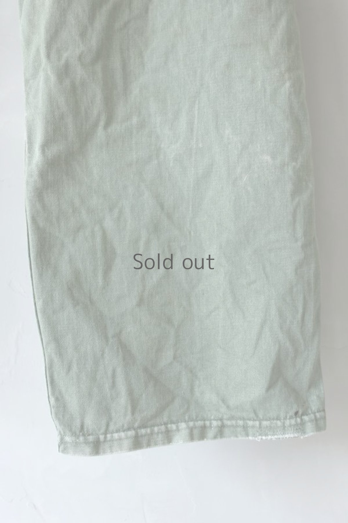 画像12: 【MITSUGU SASAKI】ビンテージ×リメイク　パッチワーク スイスワークパンツ (12)