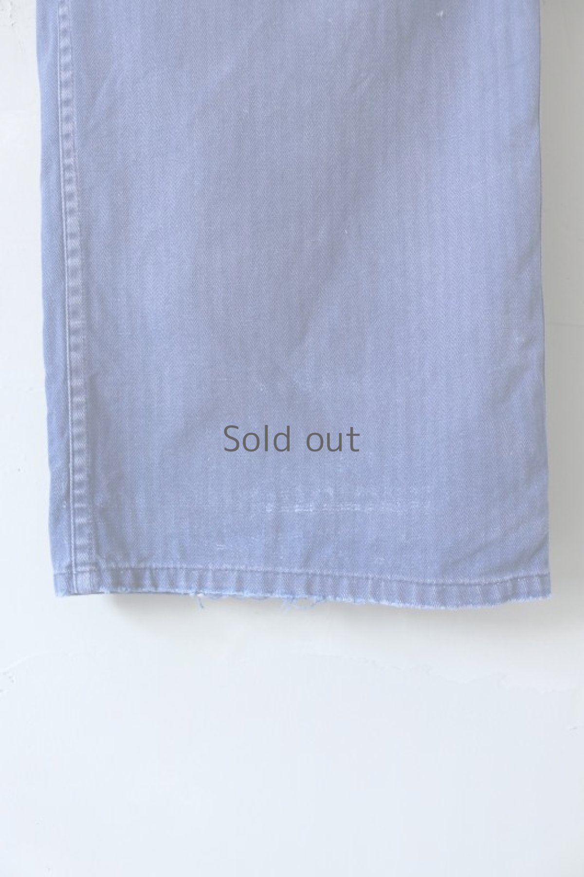 画像12: 【MITSUGU SASAKI】ビンテージ×リメイク　パッチワーク　ワークパンツ（ベルト付き） (12)